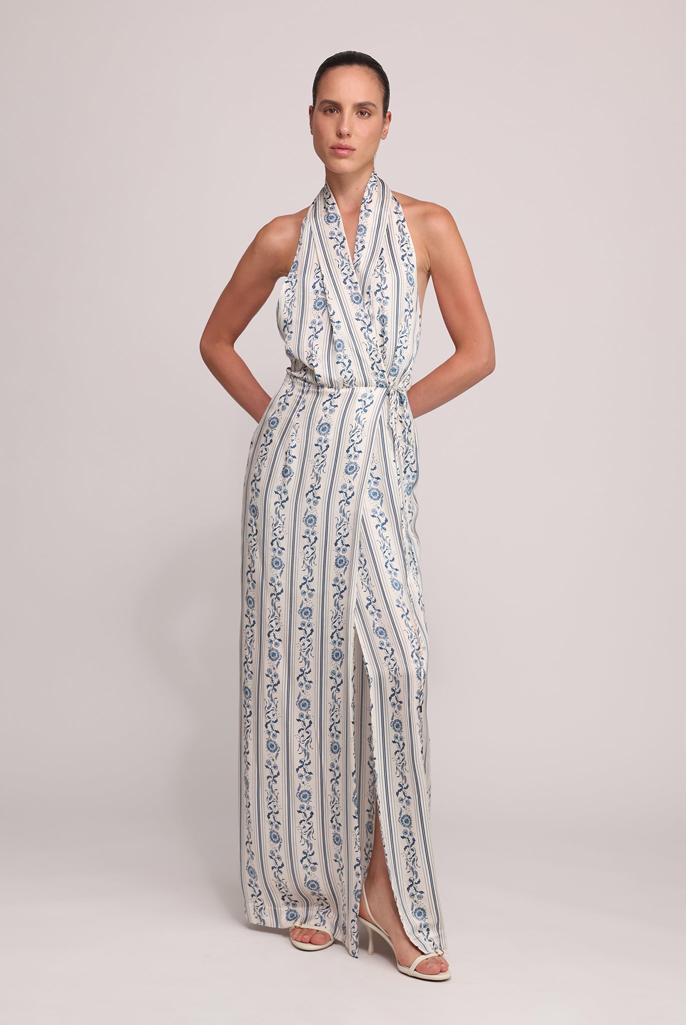SABINA MUSAYEV - stripe_print_on_satin_ivory_print_summer_25