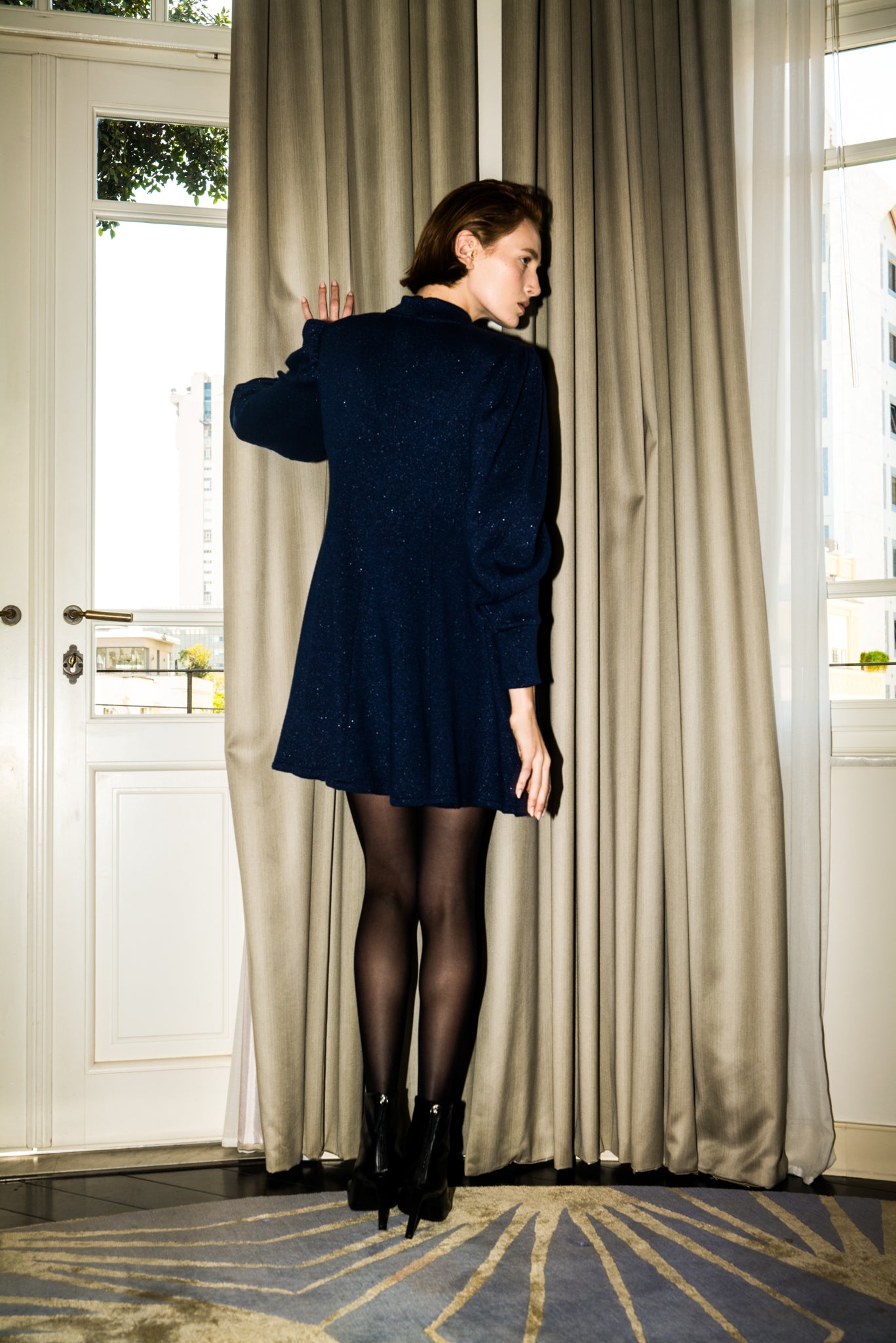 SABINA MUSAYEV - double_lurex_knit_navy