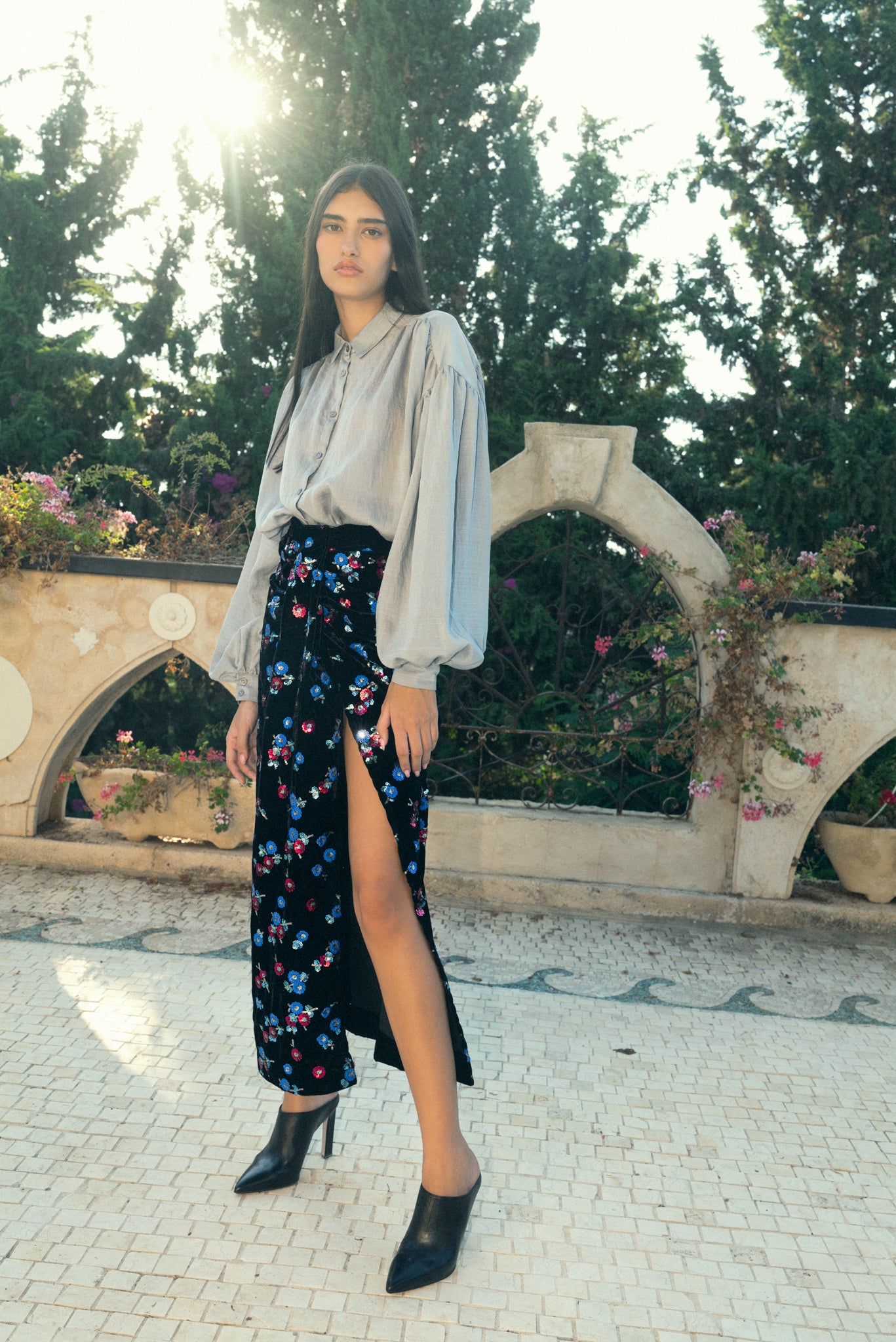 SABINA MUSAYEV - woven_viscose_blend_grey