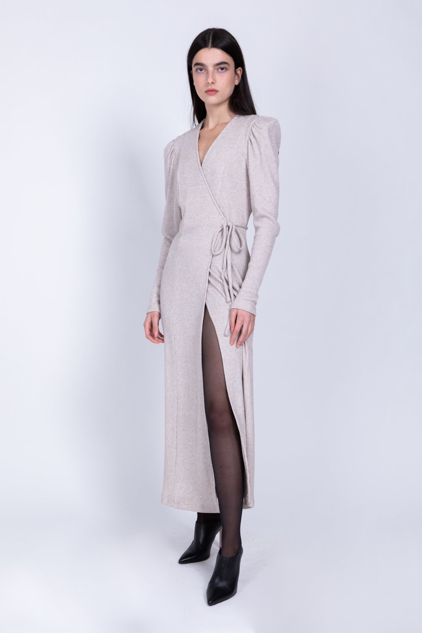 SABINA MUSAYEV - lurex_rib_knit_stone