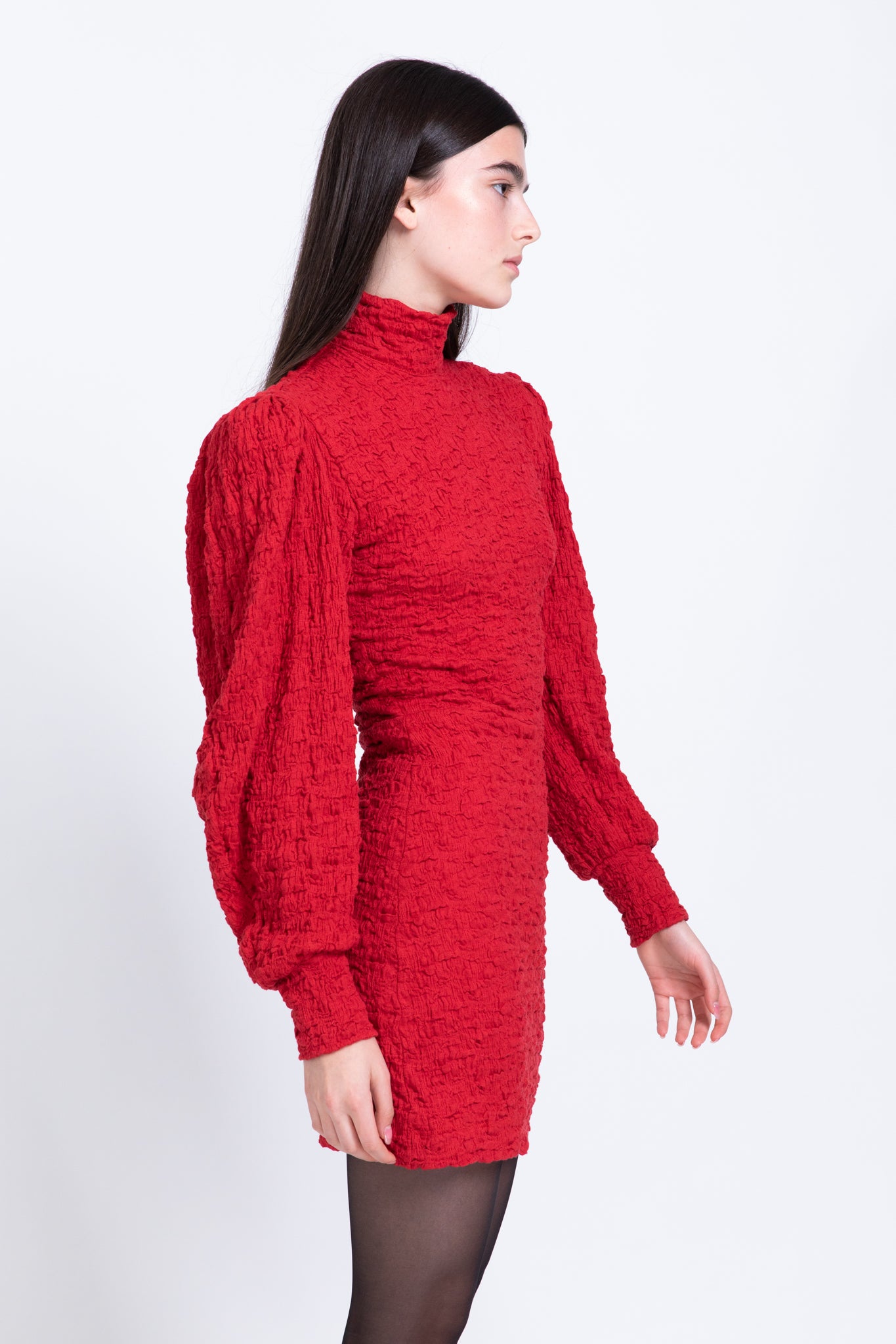 SABINA MUSAYEV - crinkled_knit_red