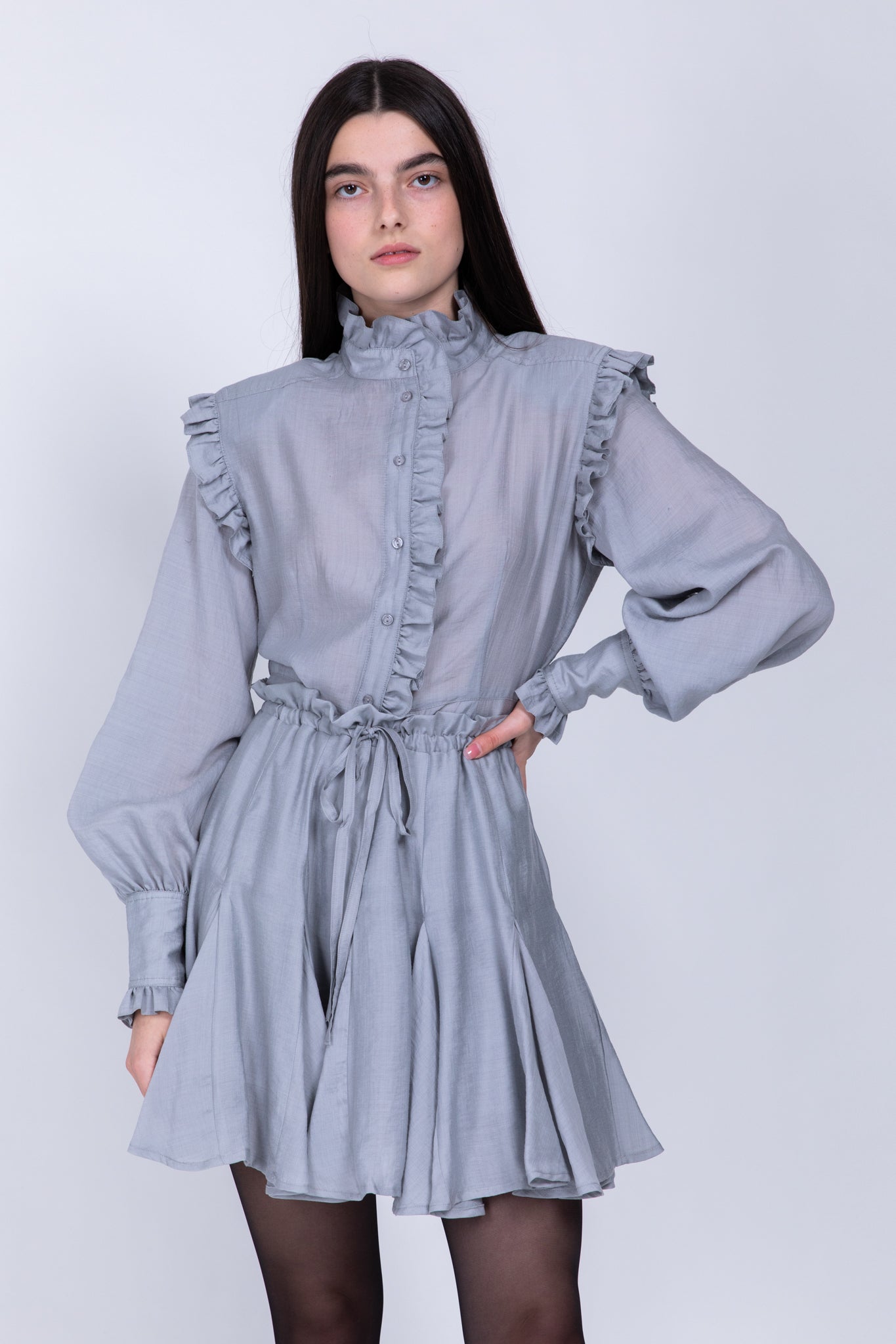 SABINA MUSAYEV - woven_viscose_blend_grey