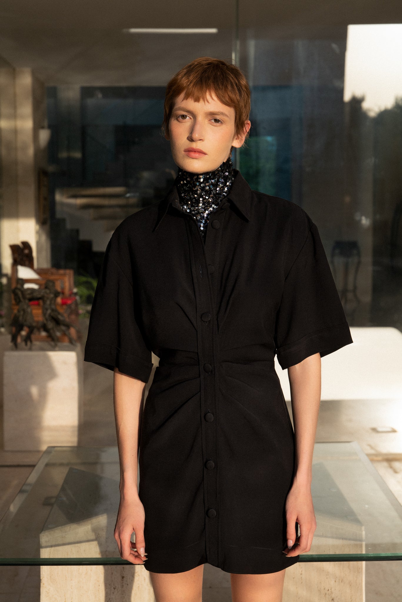 SABINA MUSAYEV - diagonal_viscose_blend_black