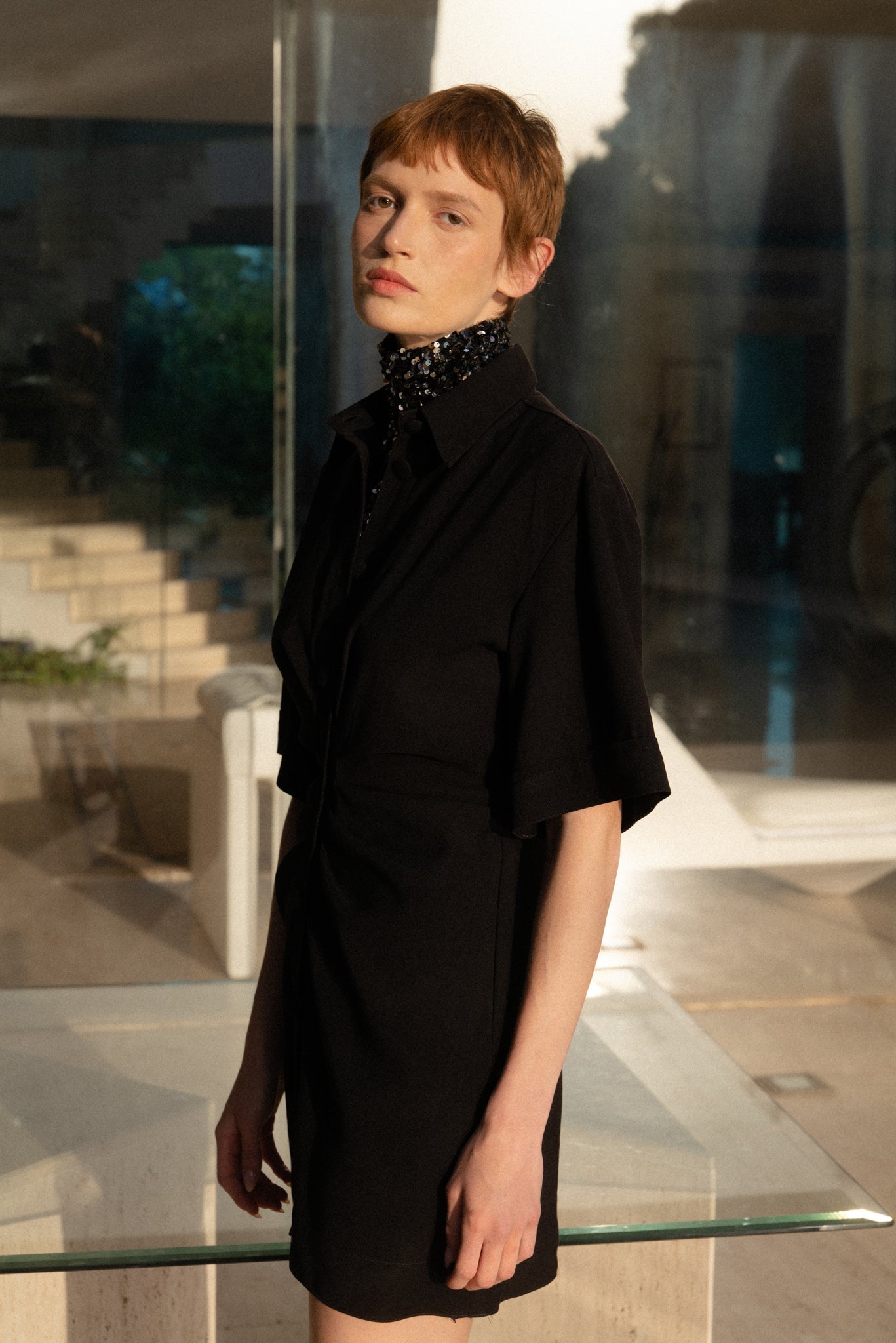 SABINA MUSAYEV - diagonal_viscose_blend_black