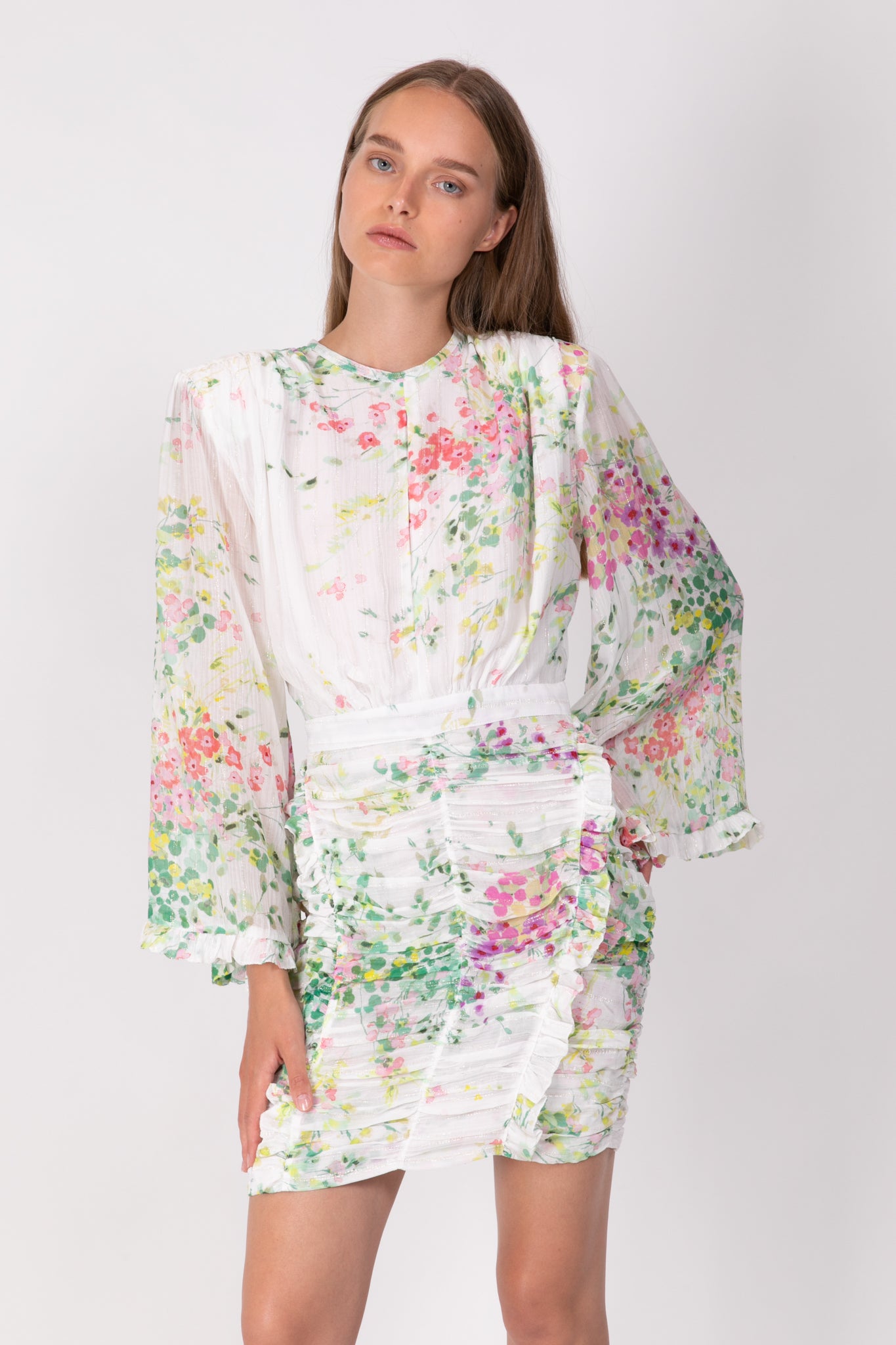 SABINA MUSAYEV - printed_silk_chiffon_blend_white_ss_22