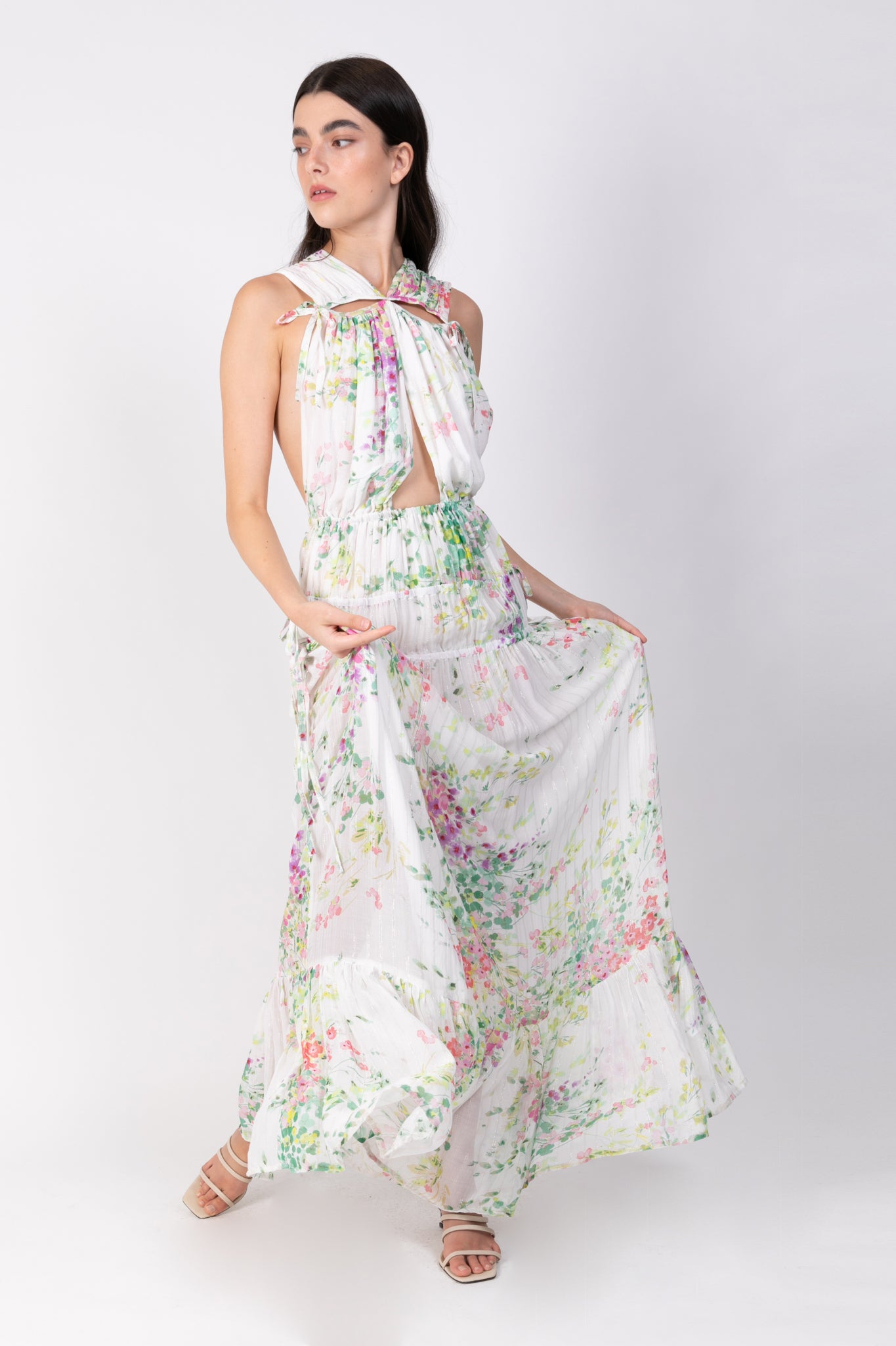 SABINA MUSAYEV - printed_silk_chiffon_blend_white_ss_22
