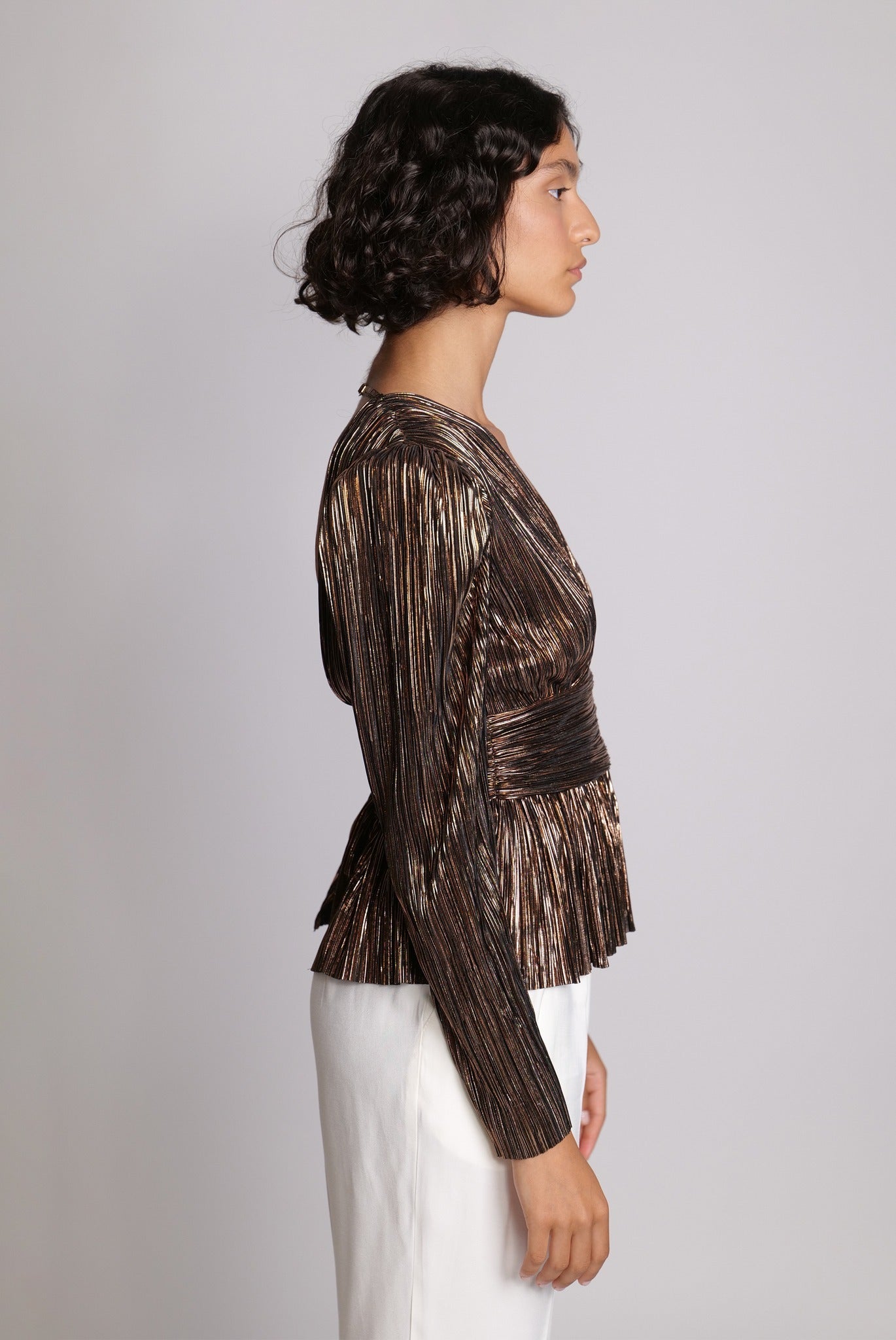 SABINA MUSAYEV - pleated_knit_w_foil_black_23