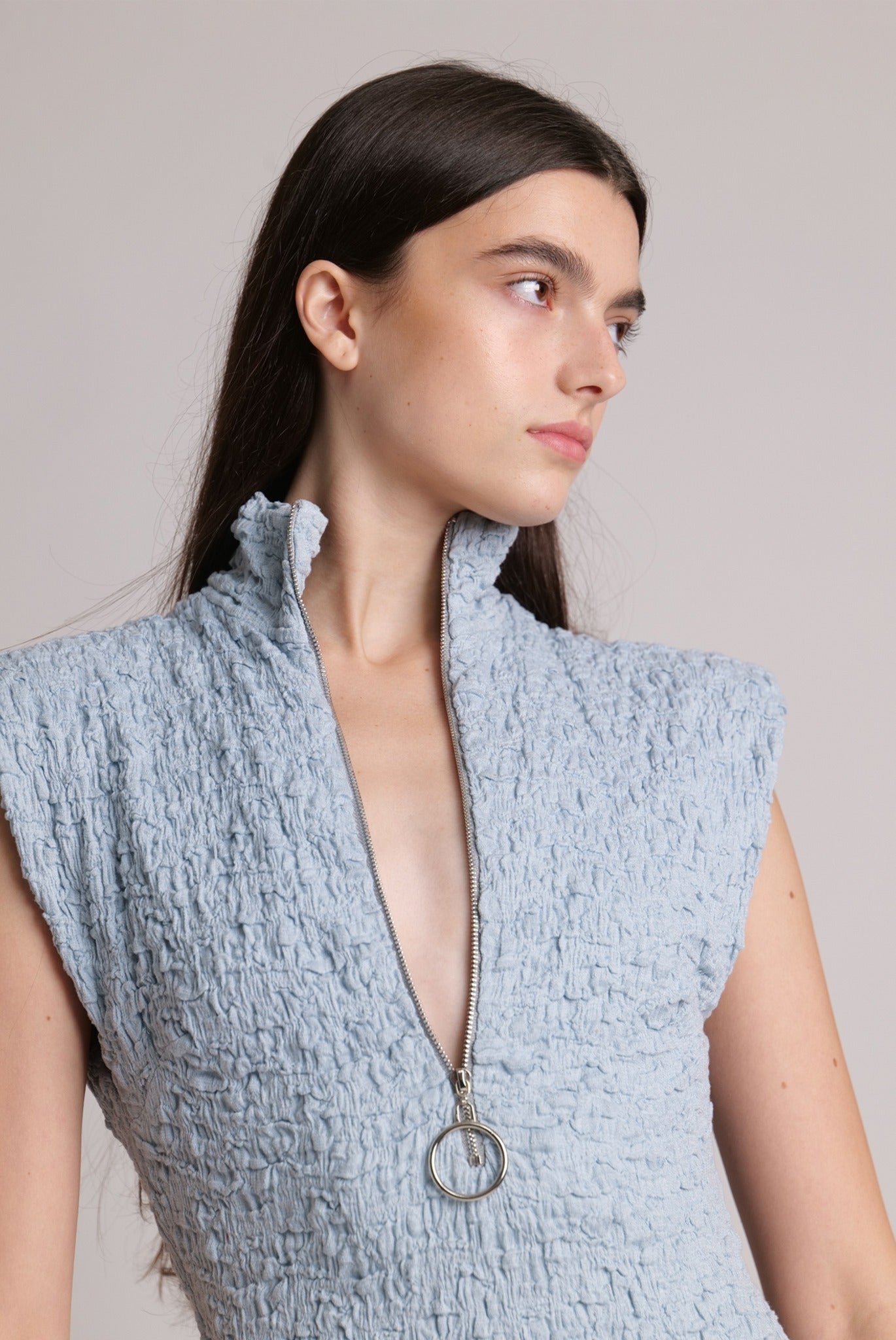 SABINA MUSAYEV - crinkled_knit_sky_blue_23_24