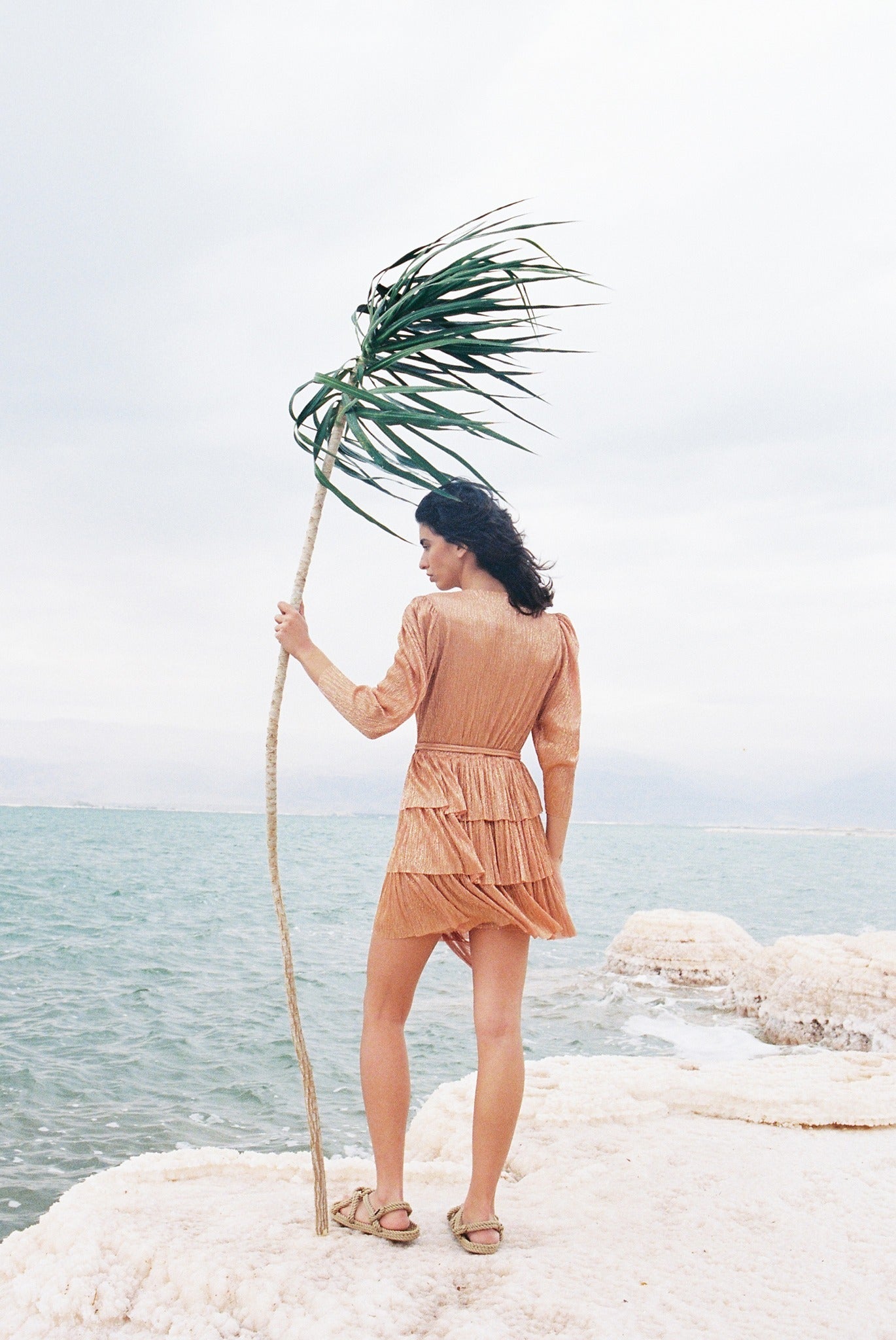 SABINA MUSAYEV - ray_lurex_w_sprinkled_foil_mandarine_spring_24