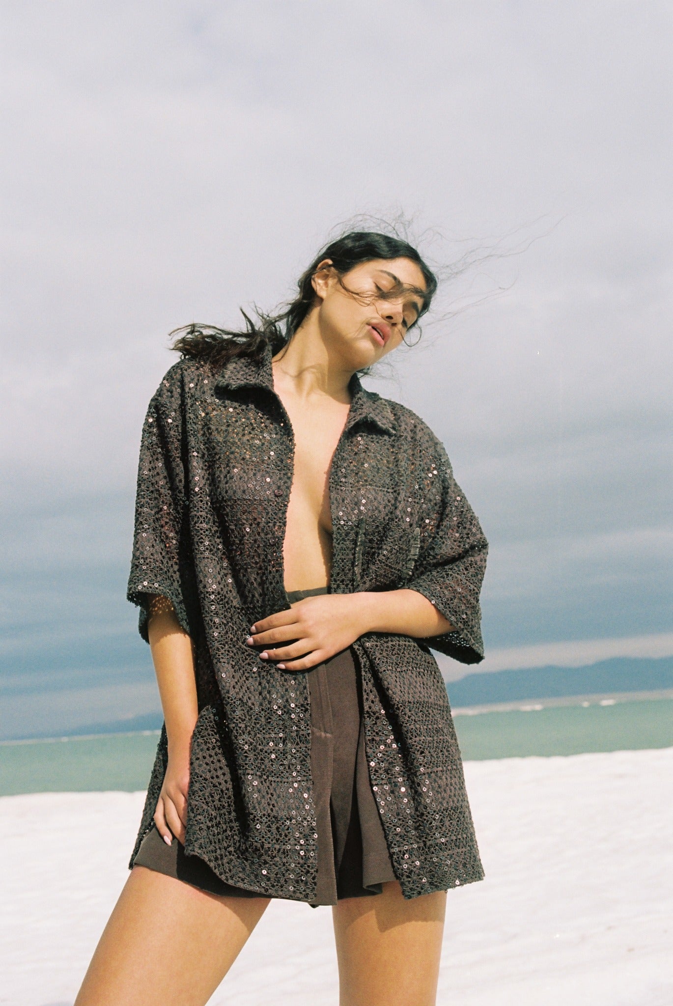 SABINA MUSAYEV - sequined_crochet_dark_brown_spring_24