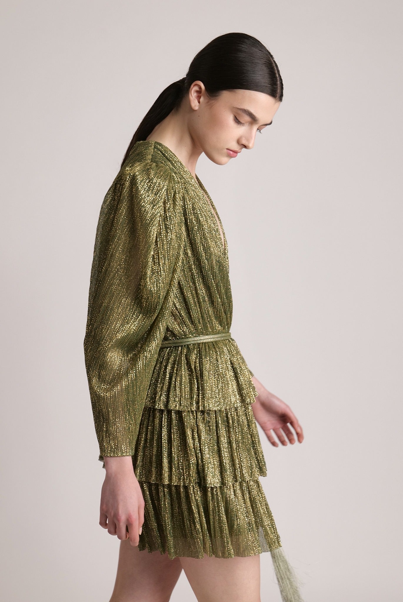 SABINA MUSAYEV - ray_lurex_w_sprinkled_foil_moss_green_spring_24