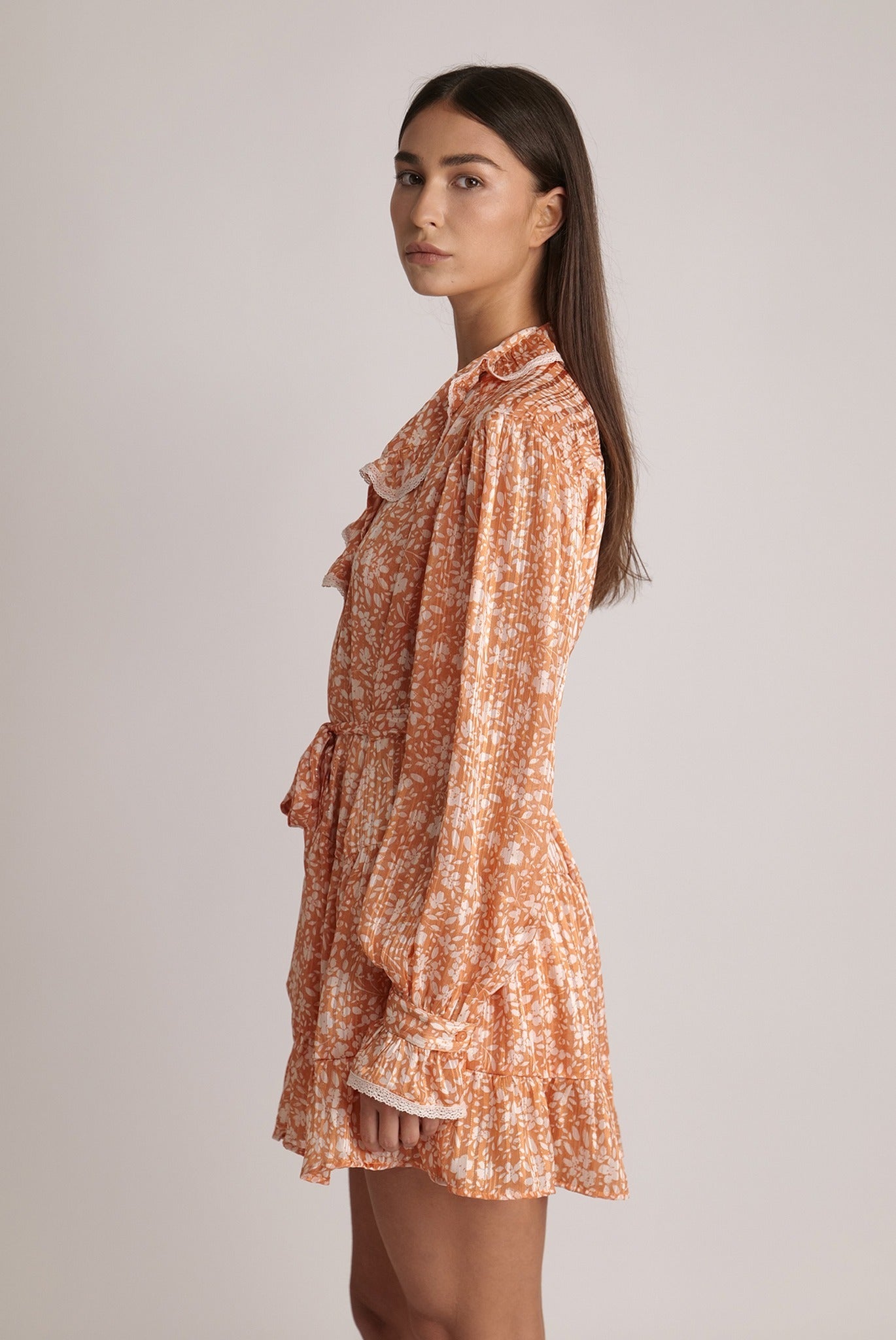 SABINA MUSAYEV - floral_chiffon_w_lurex_tangerine_print_spring_24