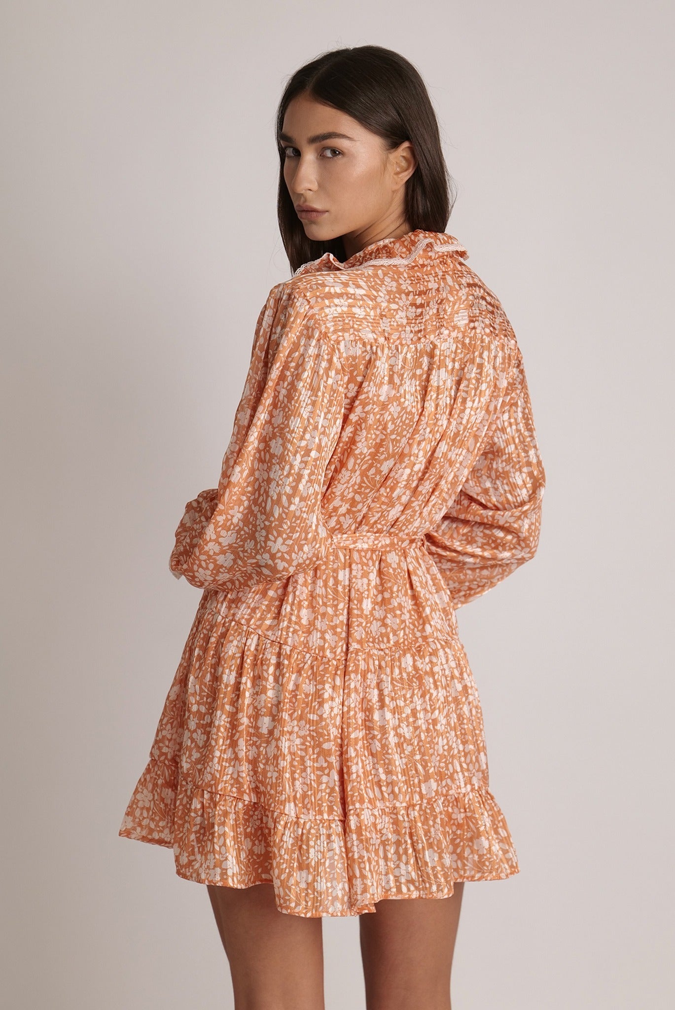 SABINA MUSAYEV - floral_chiffon_w_lurex_tangerine_print_spring_24