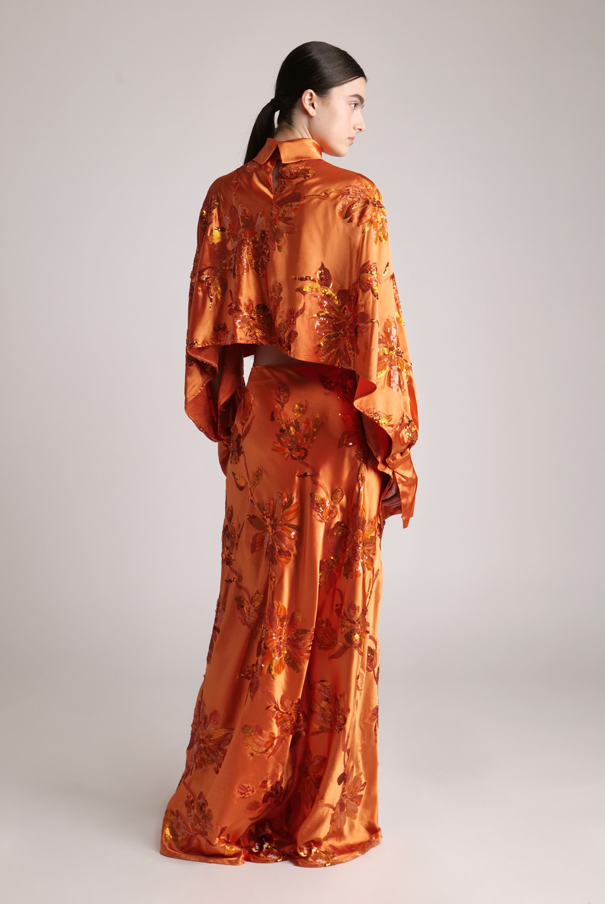SABINA MUSAYEV - blossom_sequins_on_satin_orange_spring_24