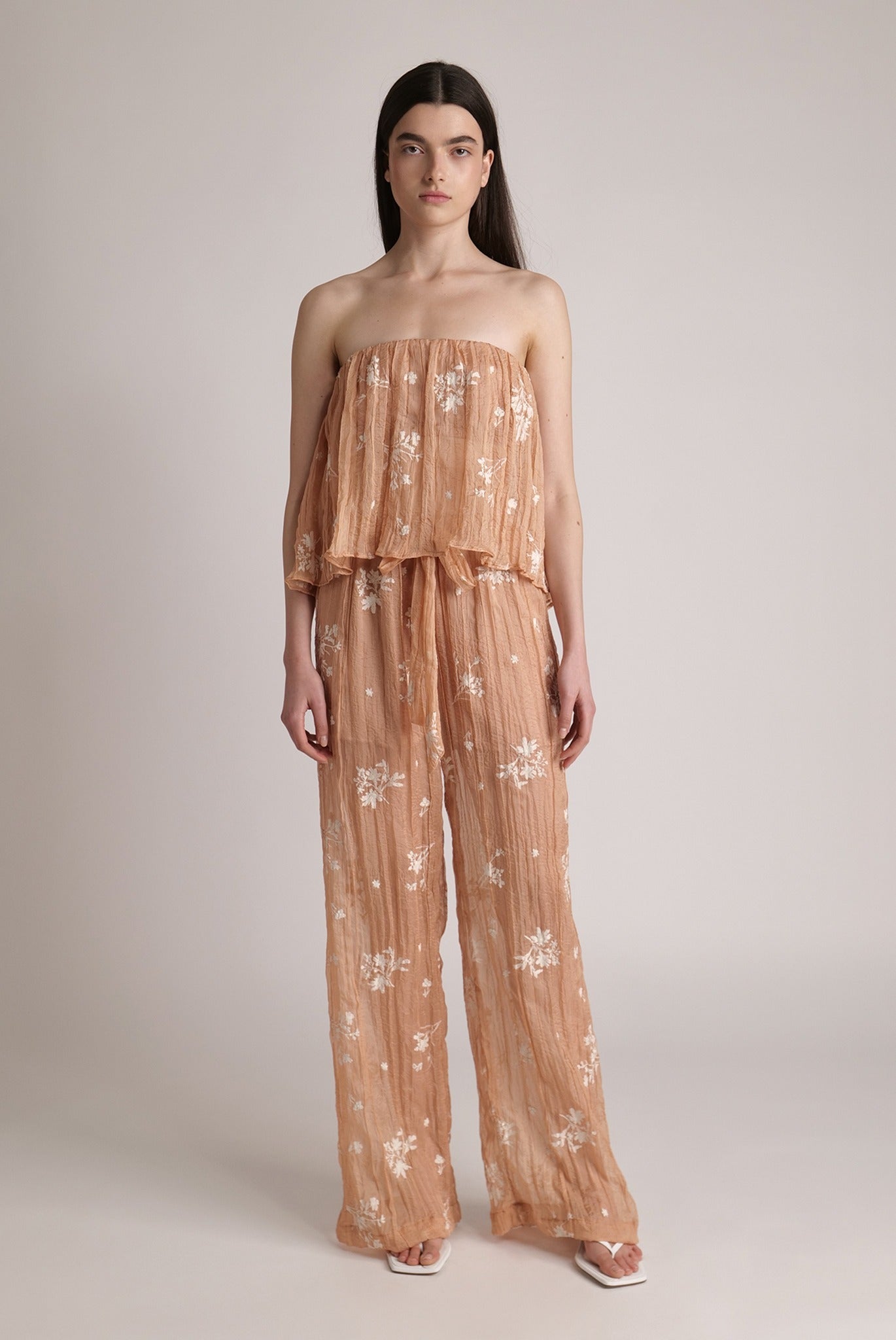 SABINA MUSAYEV - pleated_chiffon_w_embroidery_blush_spring_24