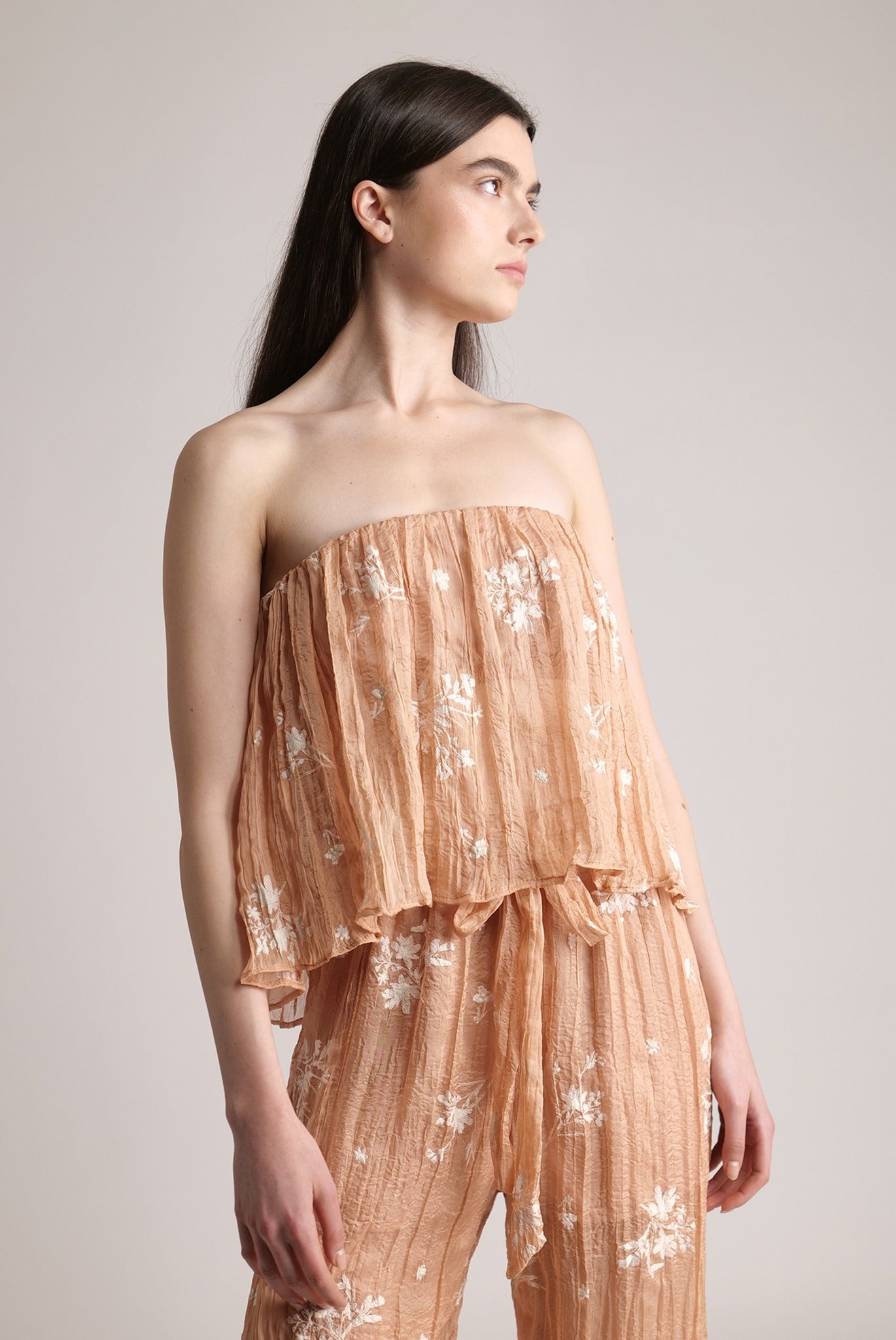 SABINA MUSAYEV - pleated_chiffon_w_embroidery_blush_spring_24