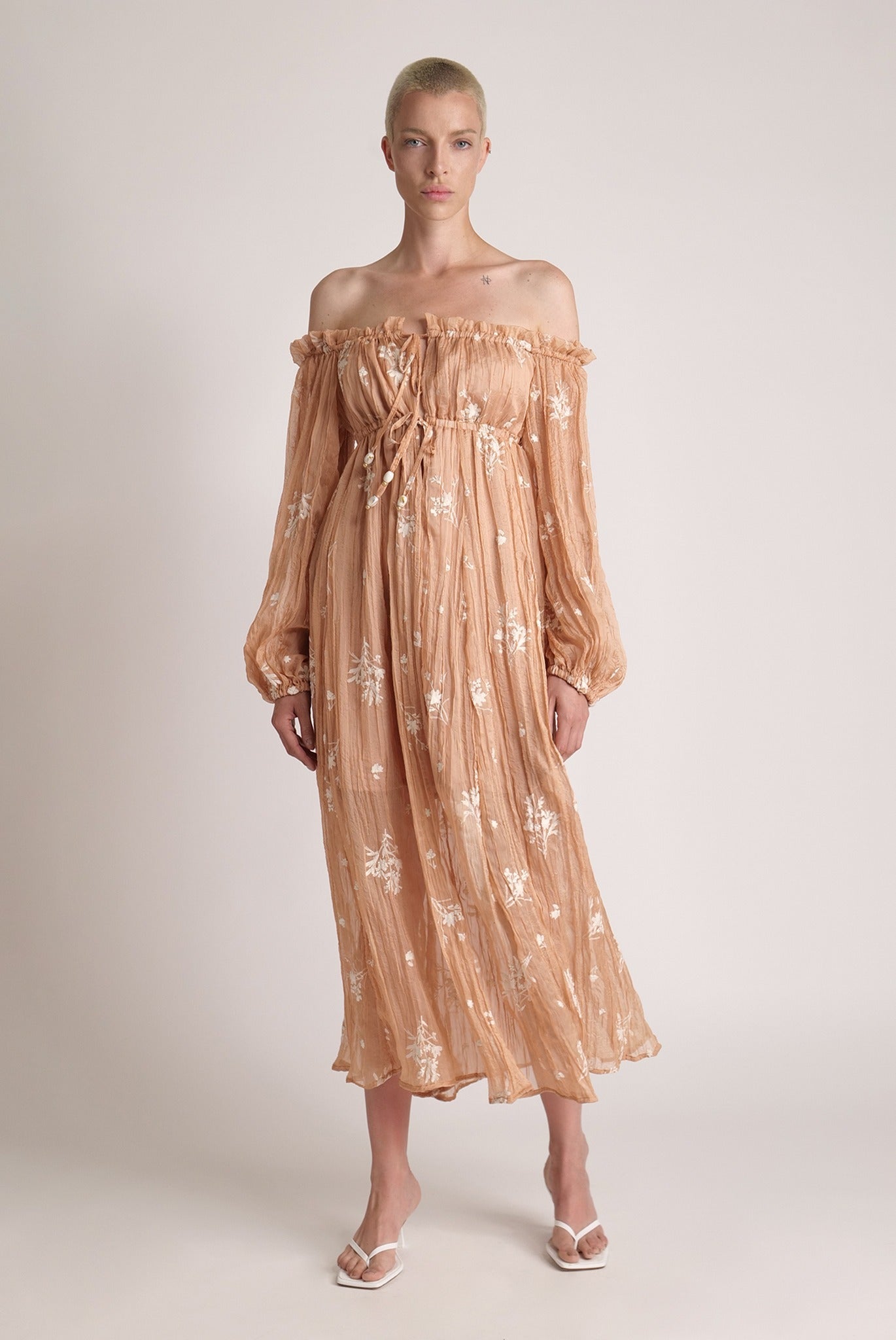SABINA MUSAYEV - pleated_chiffon_w_embroidery_blush_spring_24