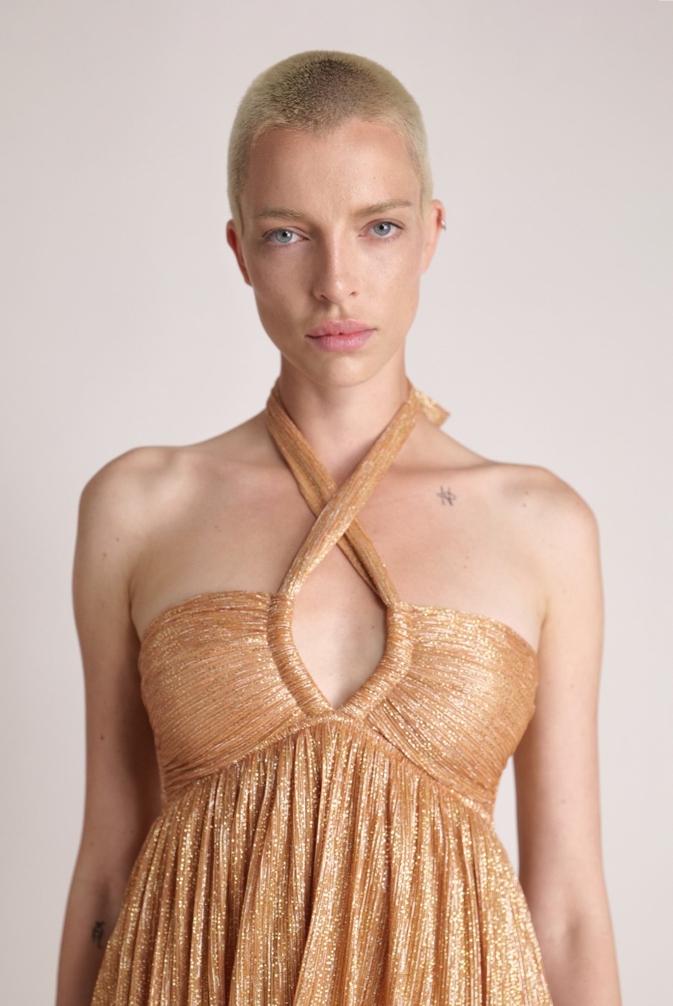 SABINA MUSAYEV - ray_lurex_w_sprinkled_foil_mandarine_spring_24