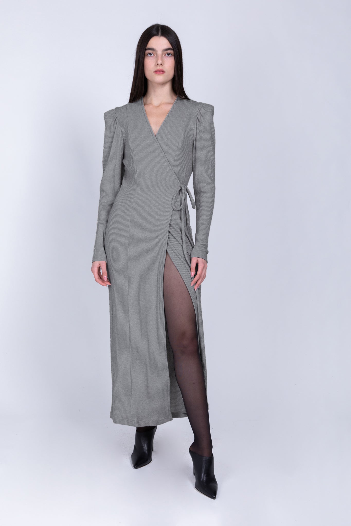 SABINA MUSAYEV - lurex_rib_knit_grey