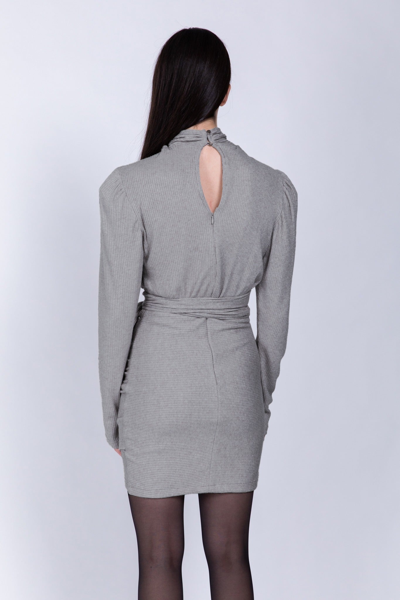 SABINA MUSAYEV - lurex_rib_knit_grey