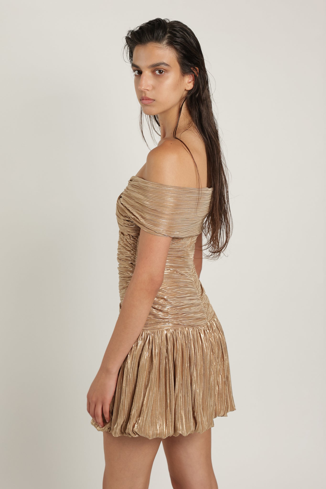 SABINA MUSAYEV - pleated_knit_w_foil_pecan_summer_24