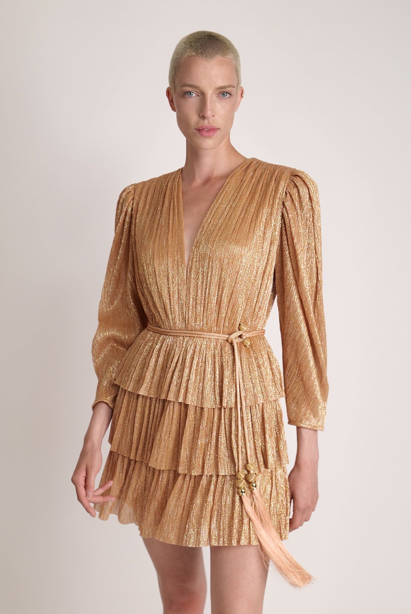 SABINA MUSAYEV - ray_lurex_w_sprinkled_foil_mandarine_spring_24