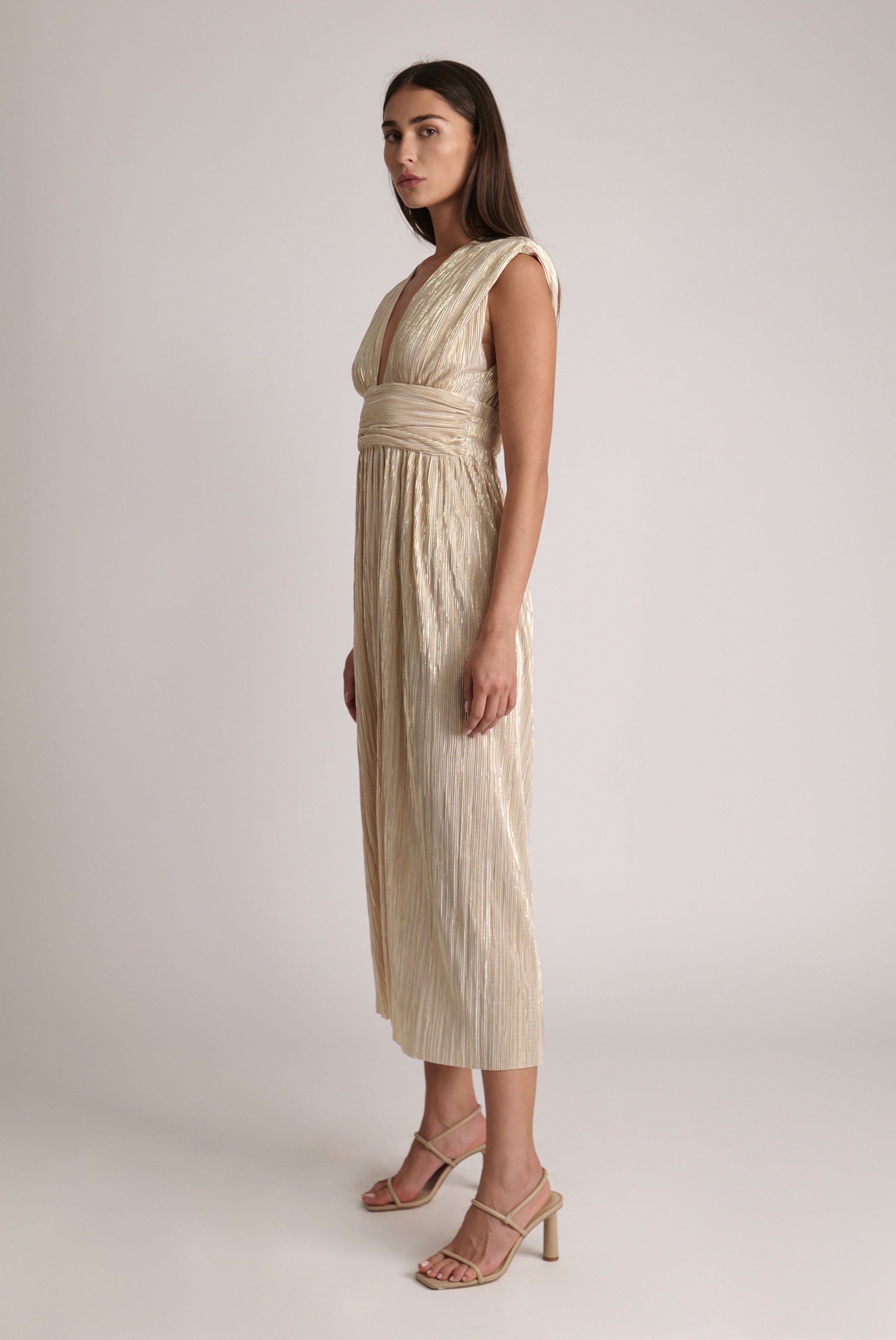 SABINA MUSAYEV - pleated_knit_w_foil_sandstone_spring_24