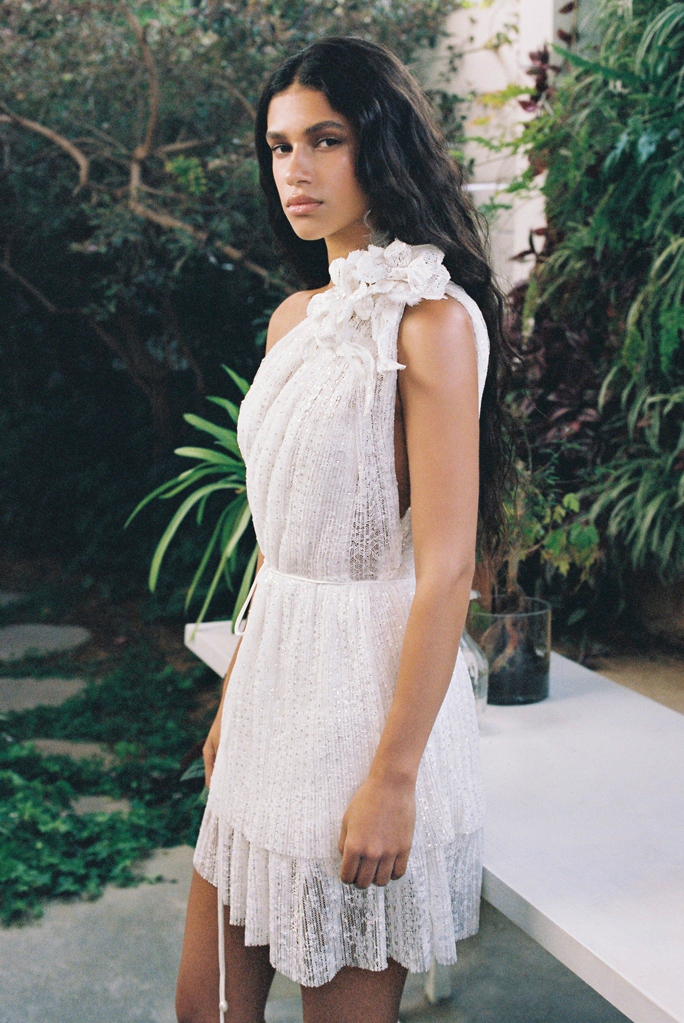 SABINA MUSAYEV - pleated_lace_w_sequin_off_white_bridal_ss_24