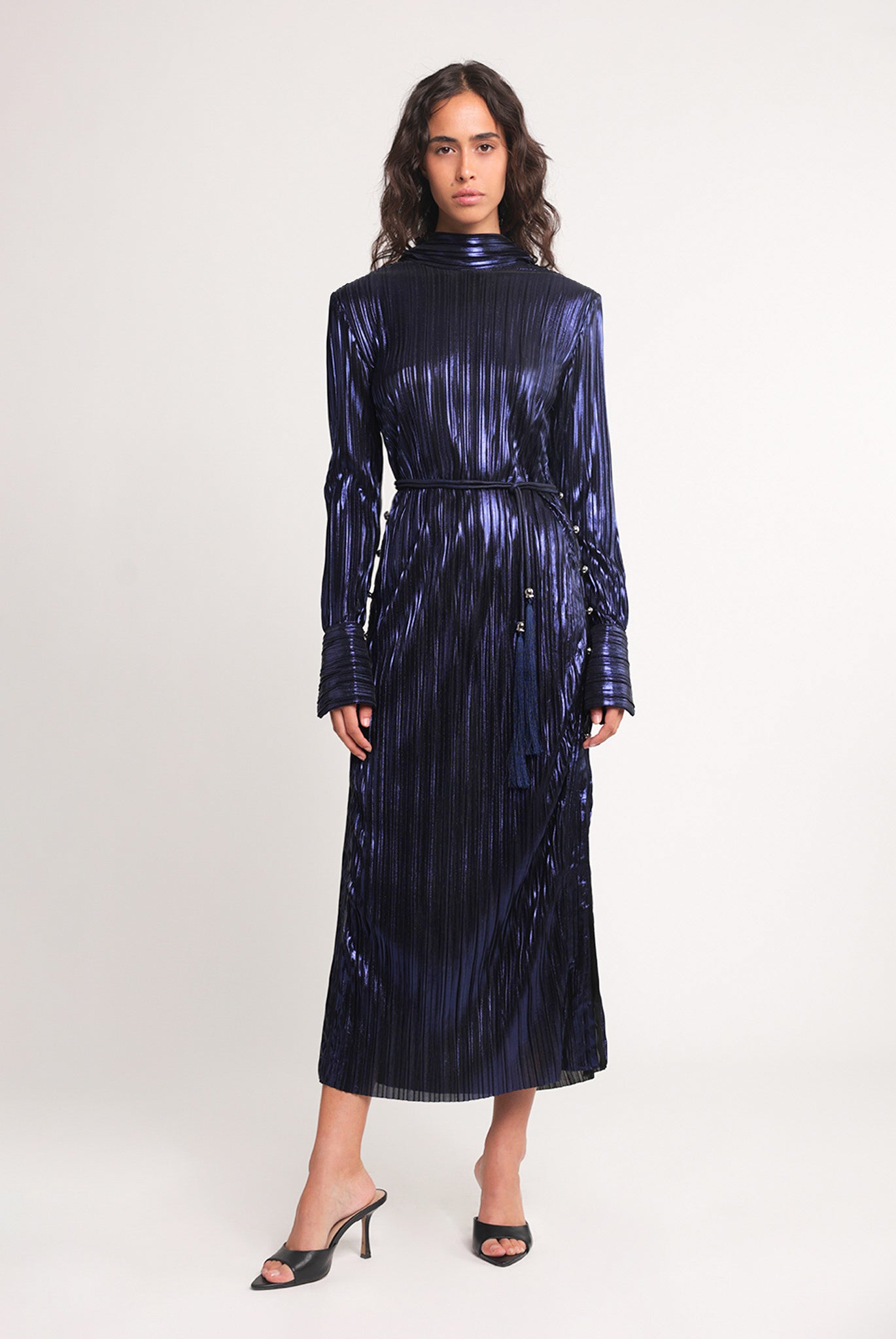 SABINA MUSAYEV - foil_pleated_knit_midnight_spring_25