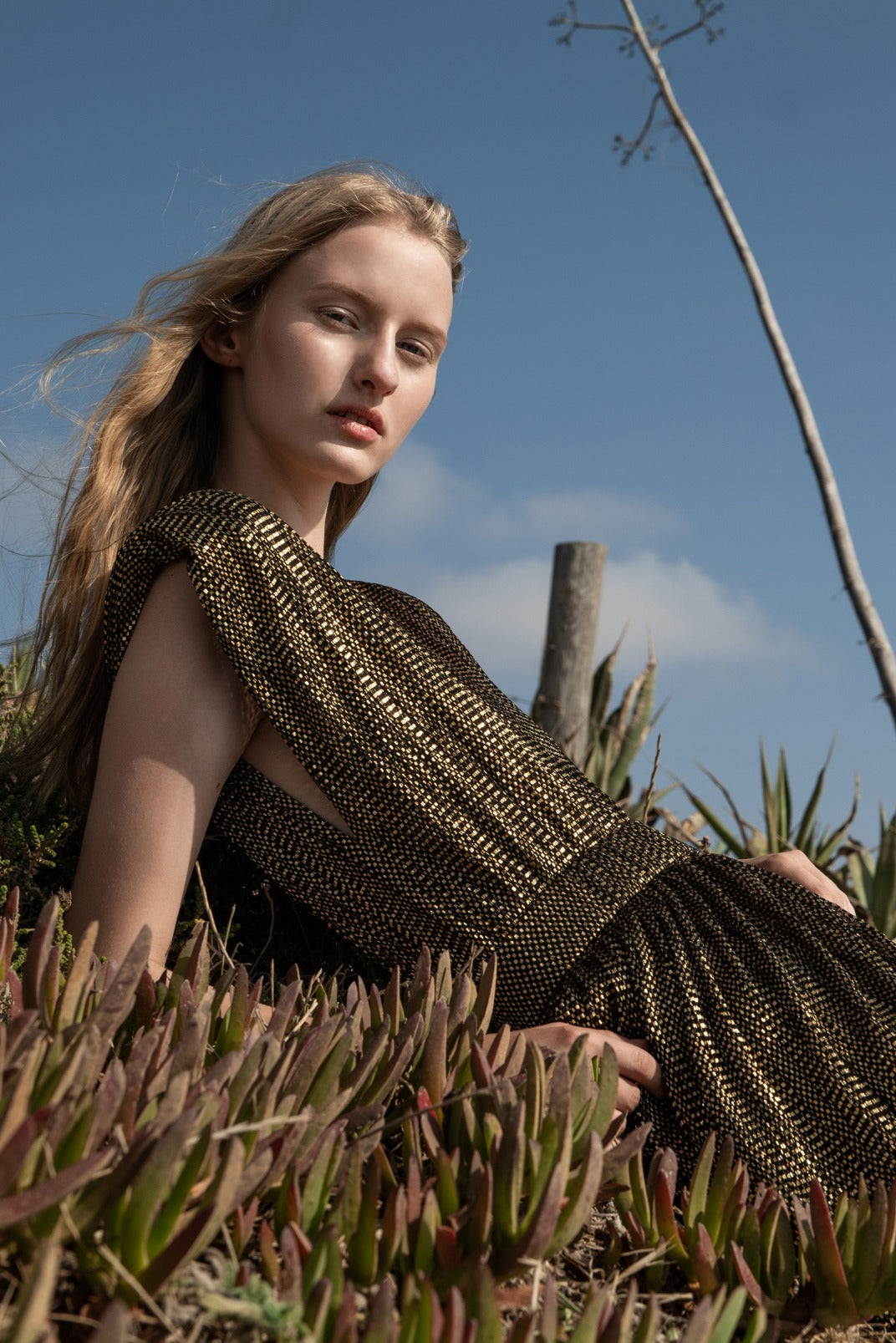 SABINA MUSAYEV - black_lurex_knit_with_domino_foil