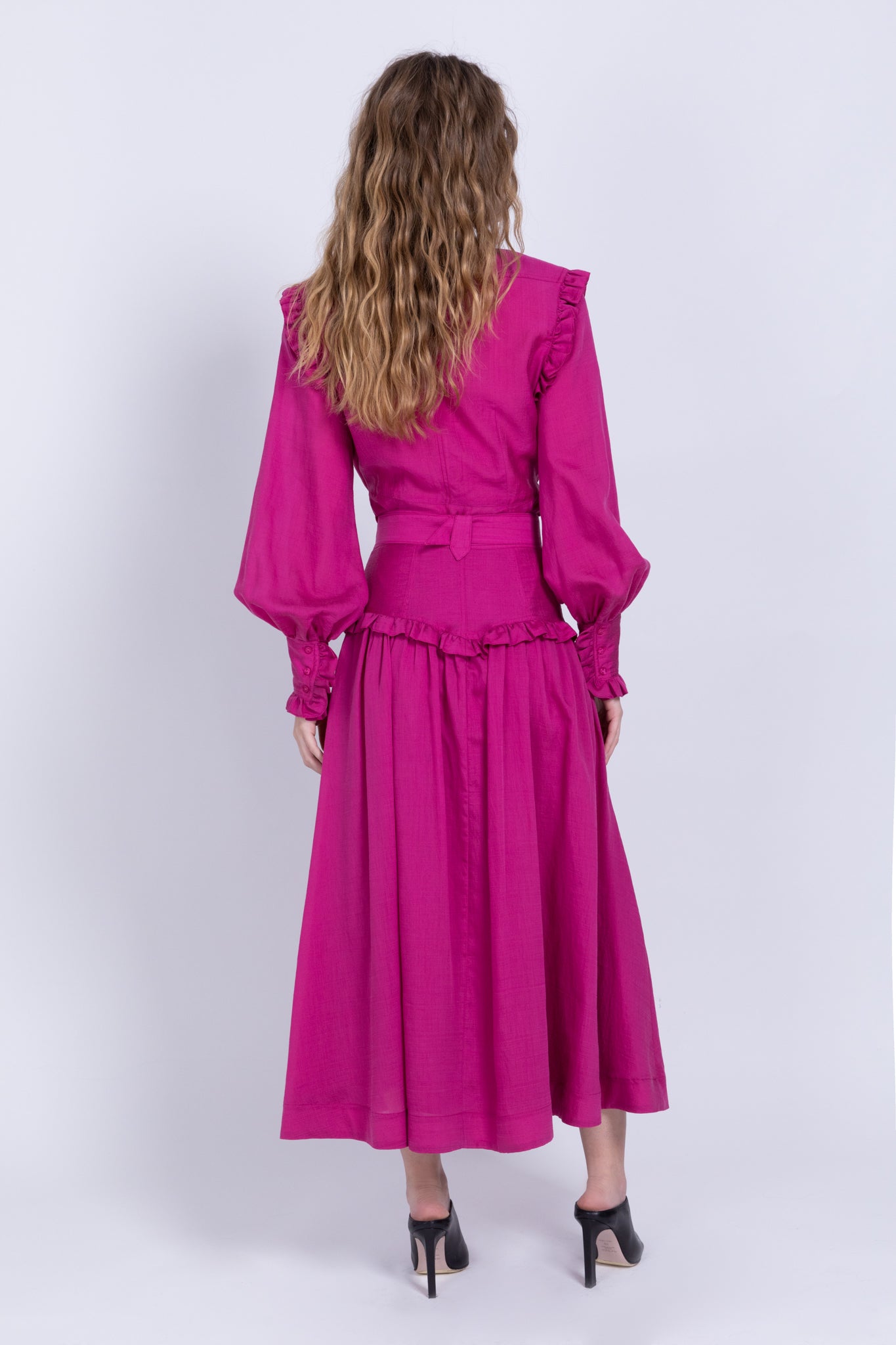 SABINA MUSAYEV - woven_viscose_blend_fuchsia