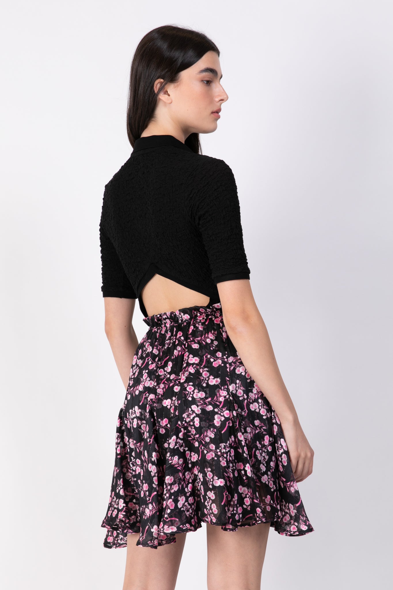 SABINA MUSAYEV- printed_chiffon_w_lurex_black