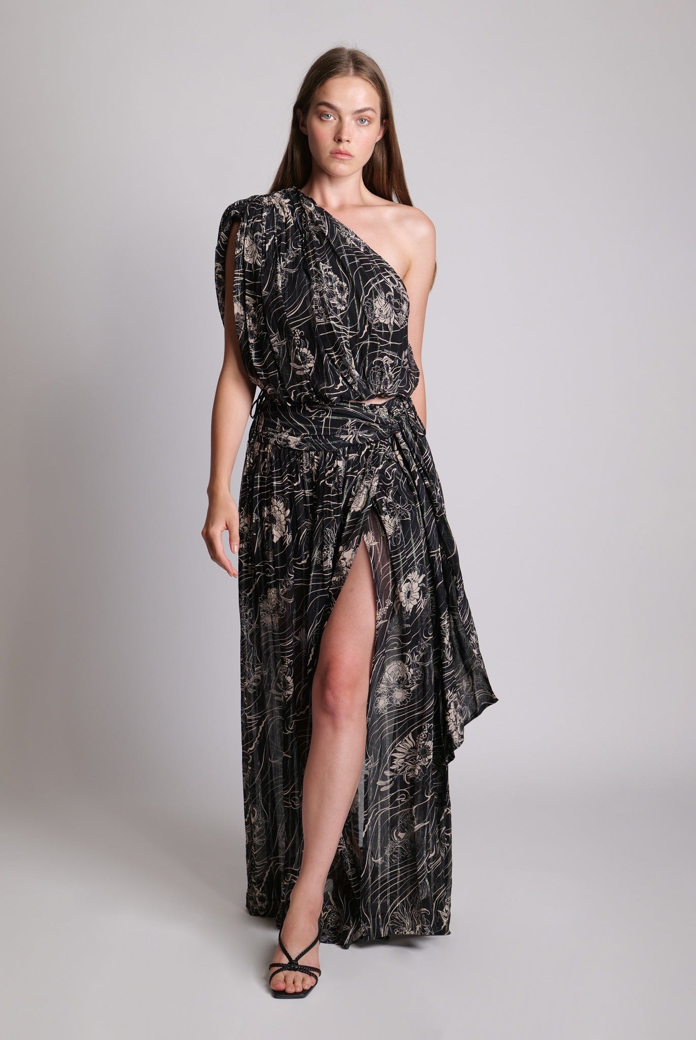 SABINA MUSAYEV - passion_flower_silk_chiffon_black