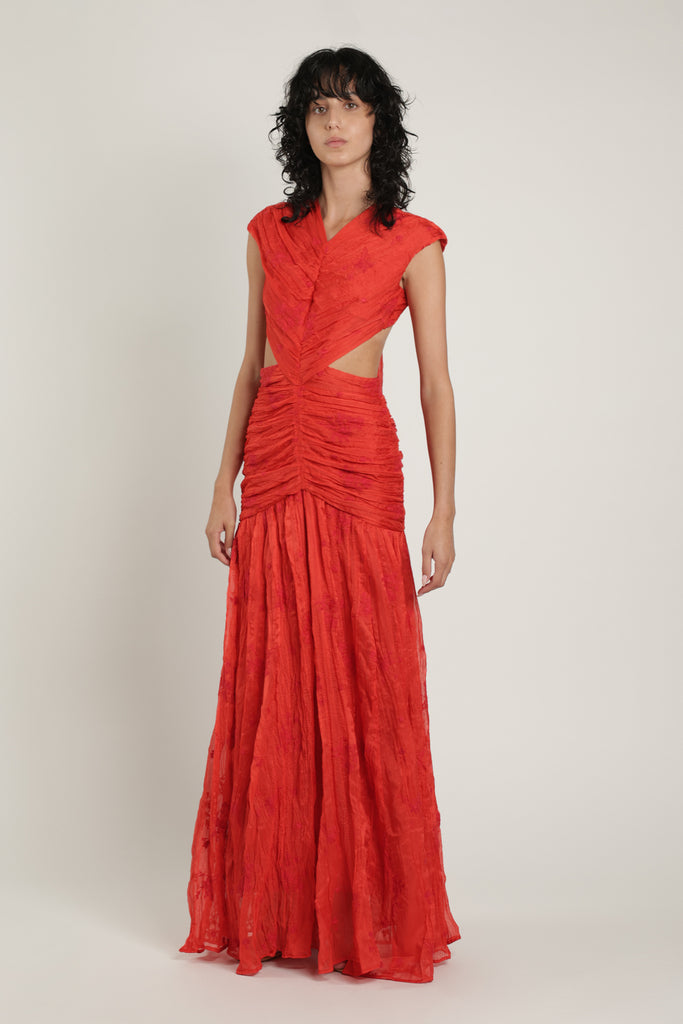 sabina musayev orange dress Sabina Musayev Luciana Knit Dress in Orange , Size