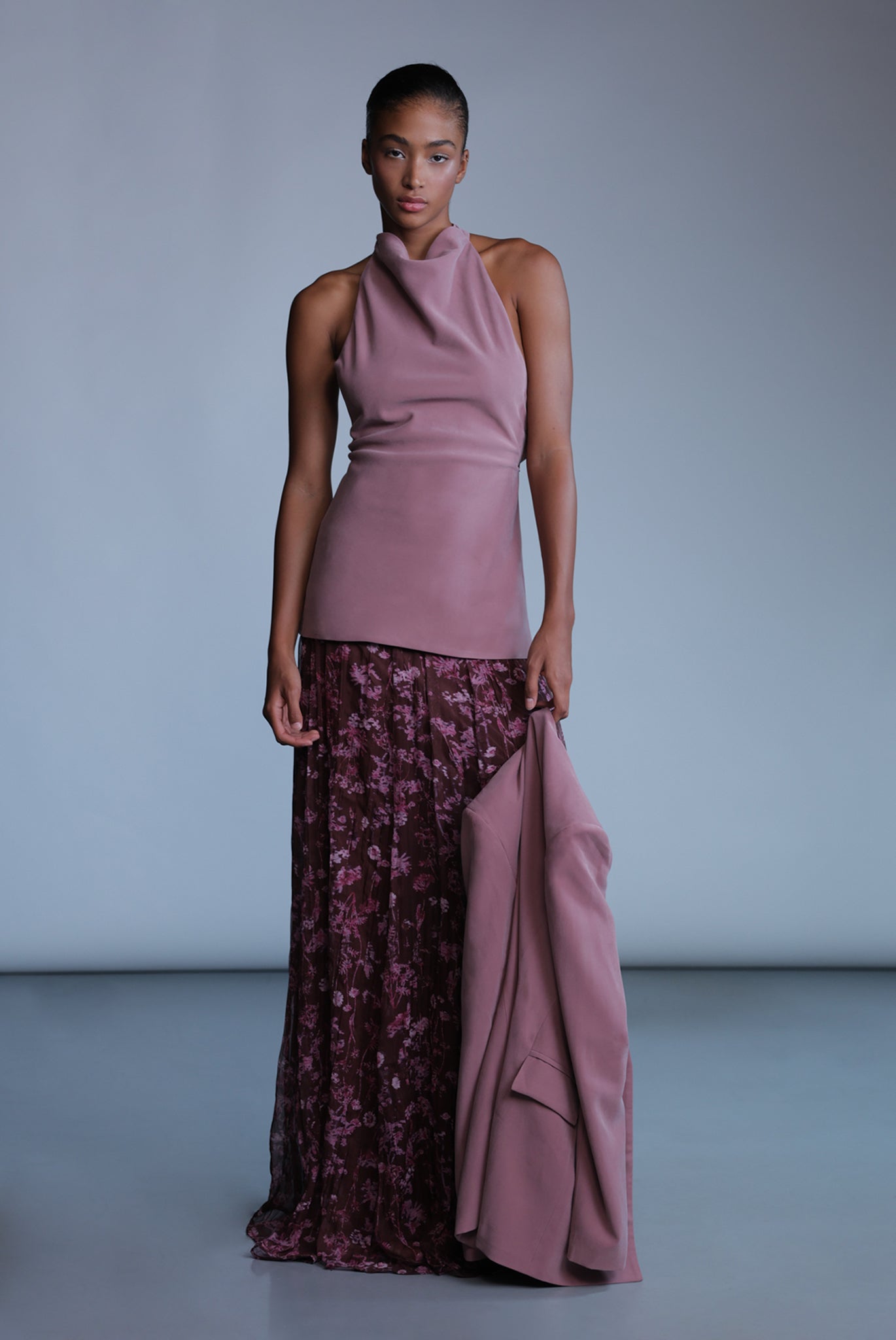 SABINA MUSAYEV - diagonal_viscose_blend_ash_rose_pre_fall_24_25