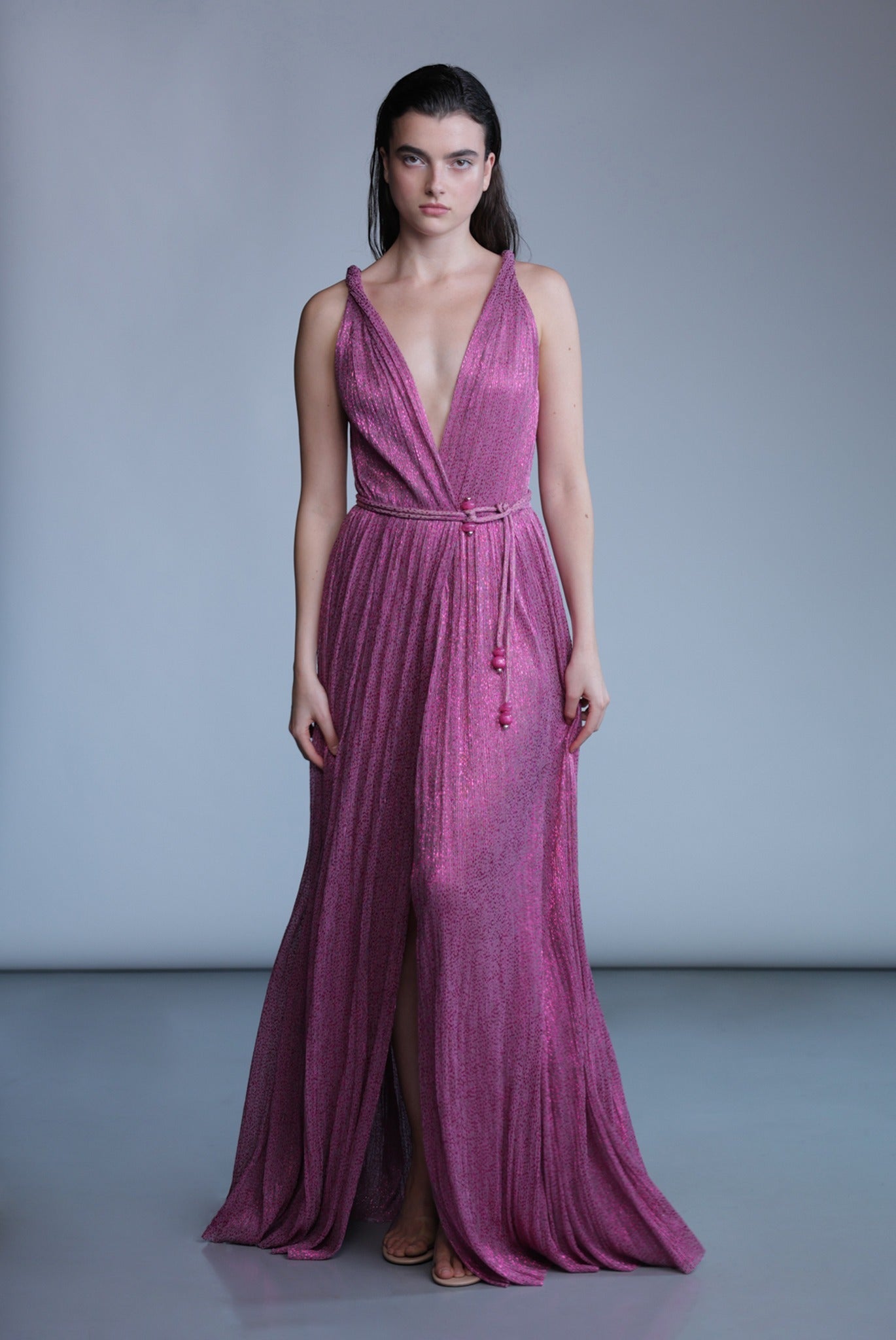 SABINA MUSAYEV - ray_lurex_w_foil_mulberry_pre_fall_24_25