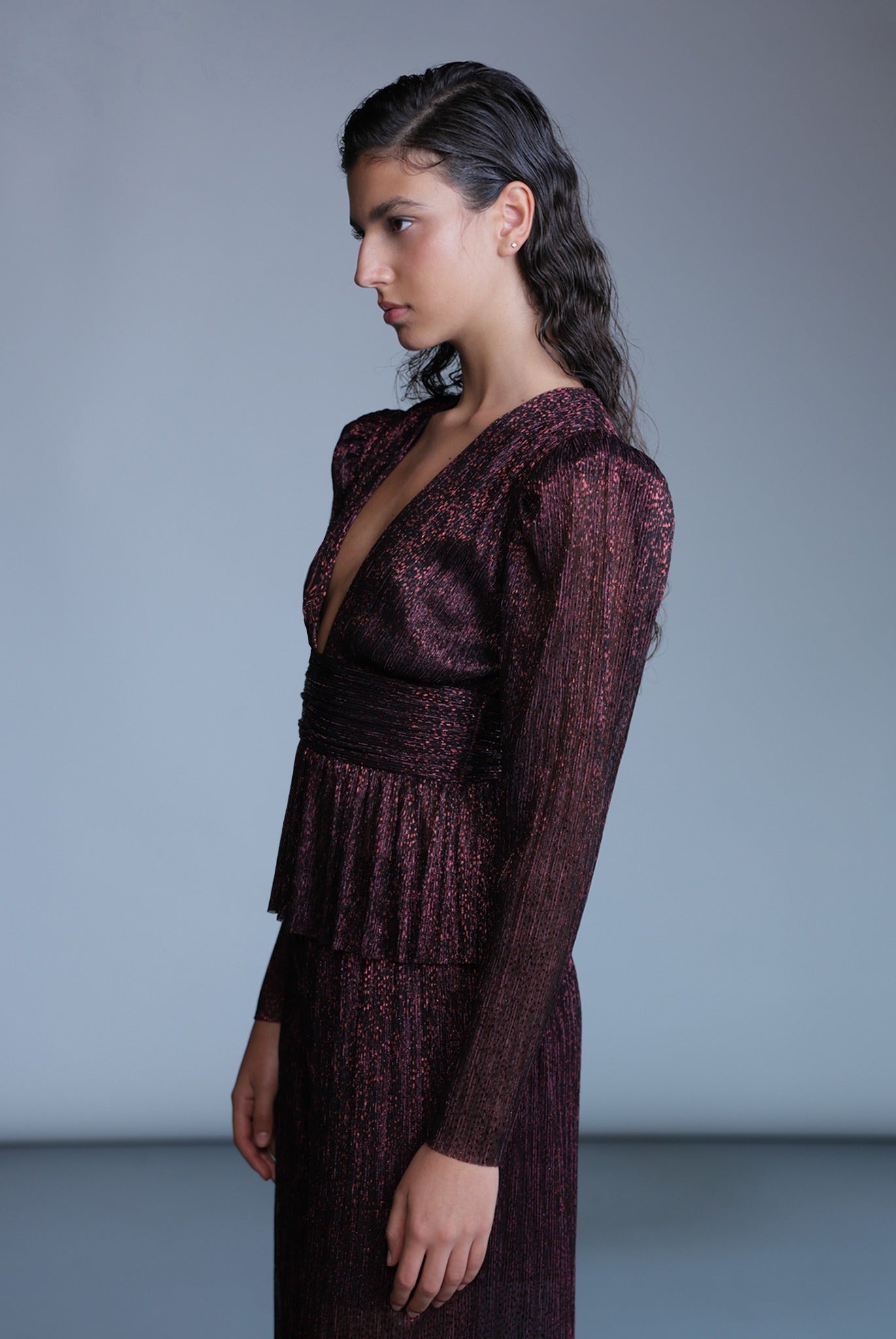 SABINA MUSAYEV - ray_lurex_w_foil_dark_raisin_pre_fall_24_25