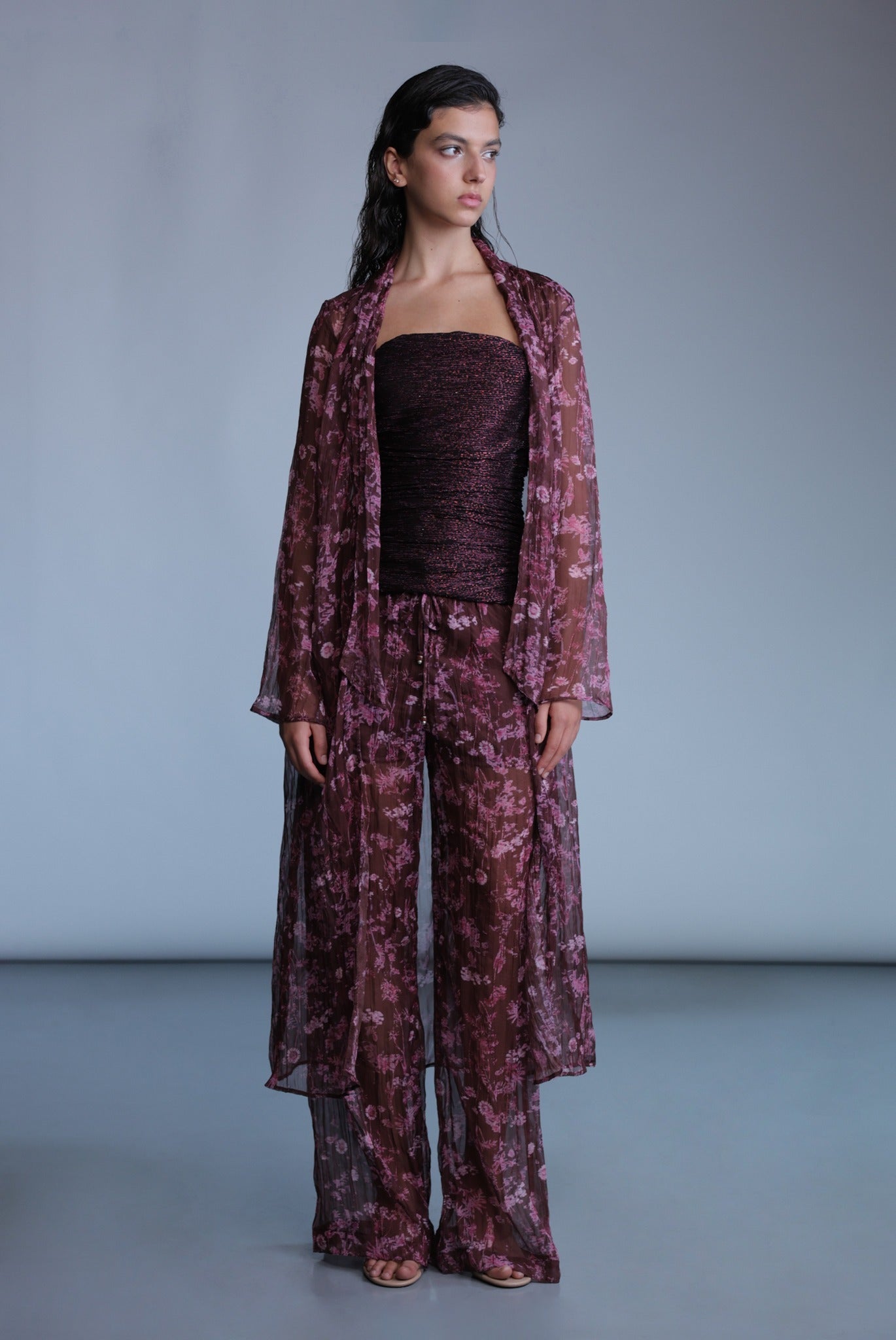 SABINA MUSAYEV - wild_flower_print_mahogany_brown_print_pre_fall_24_25