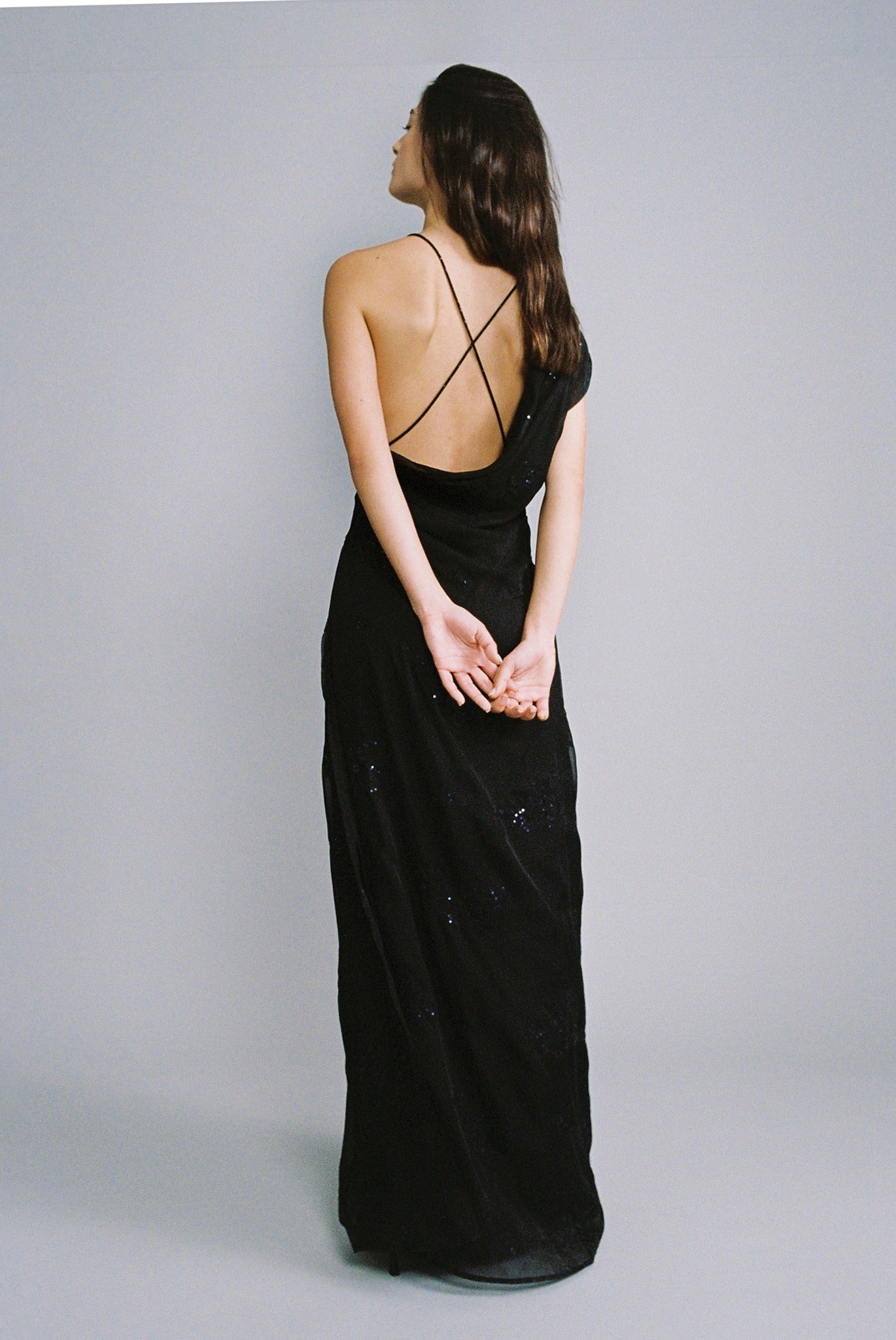 SABINA MUSAYEV - embroidered_chiffon_black_fw_24_25