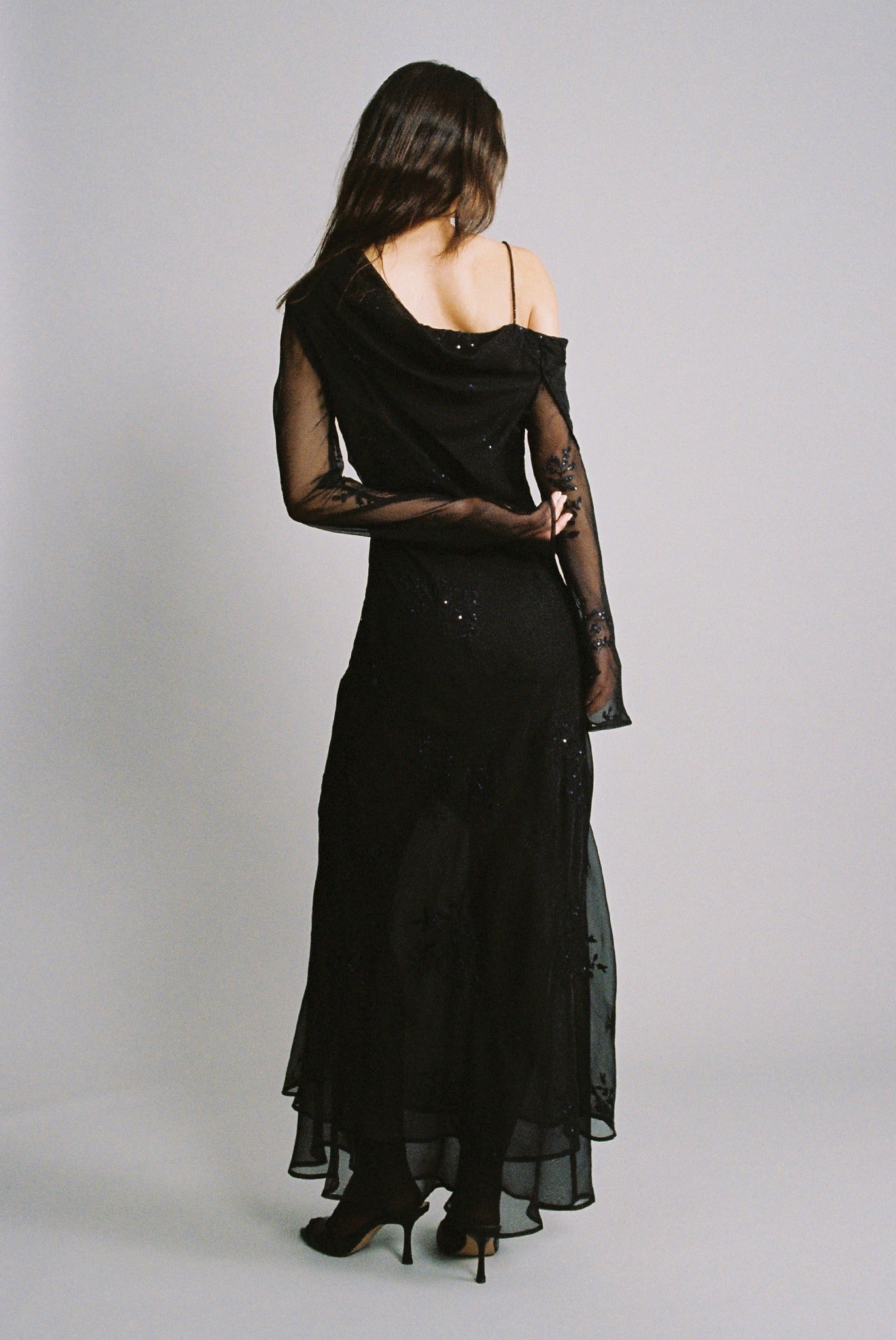 SABINA MUSAYEV - embroidered_chiffon_black_fw_24_25