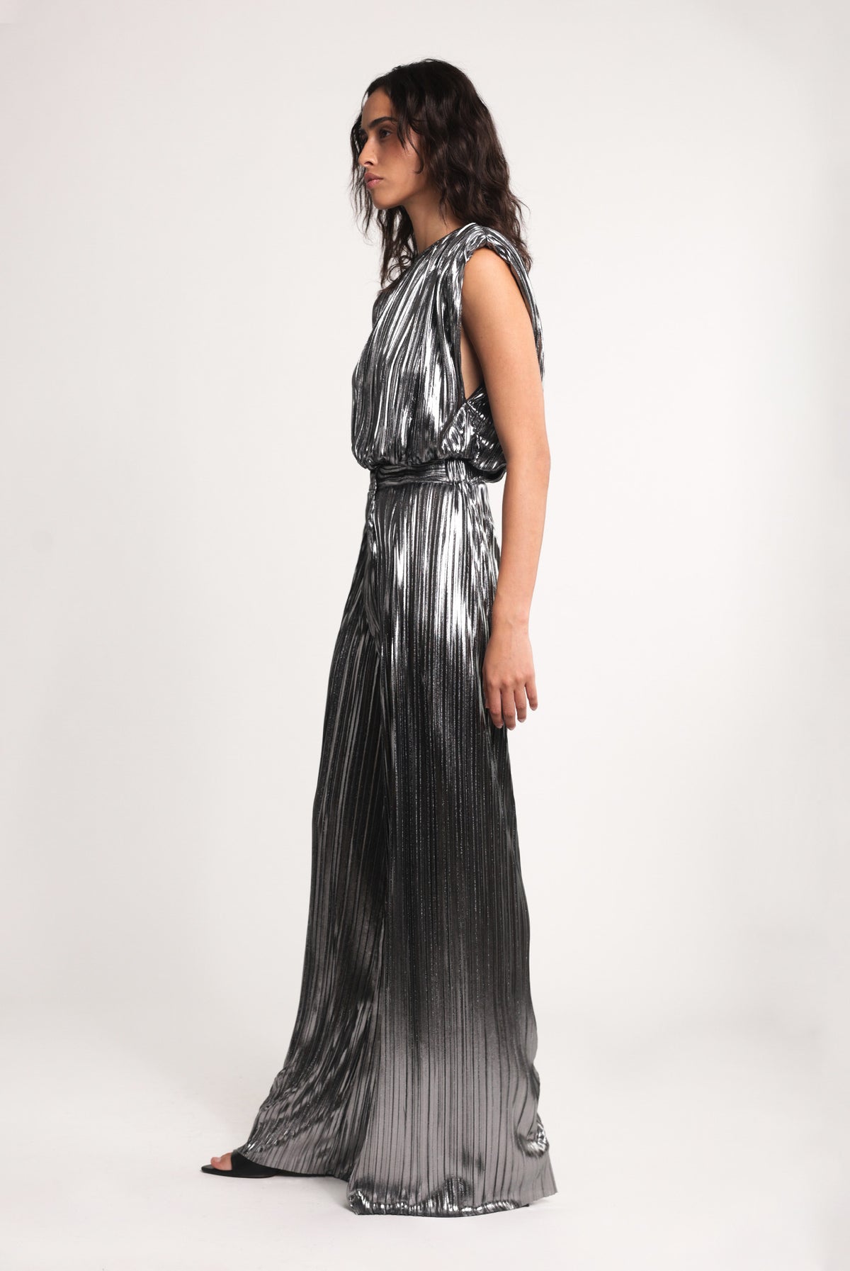 SABINA MUSAYEV - foil_pleated_knit_dark_silver_spring_25