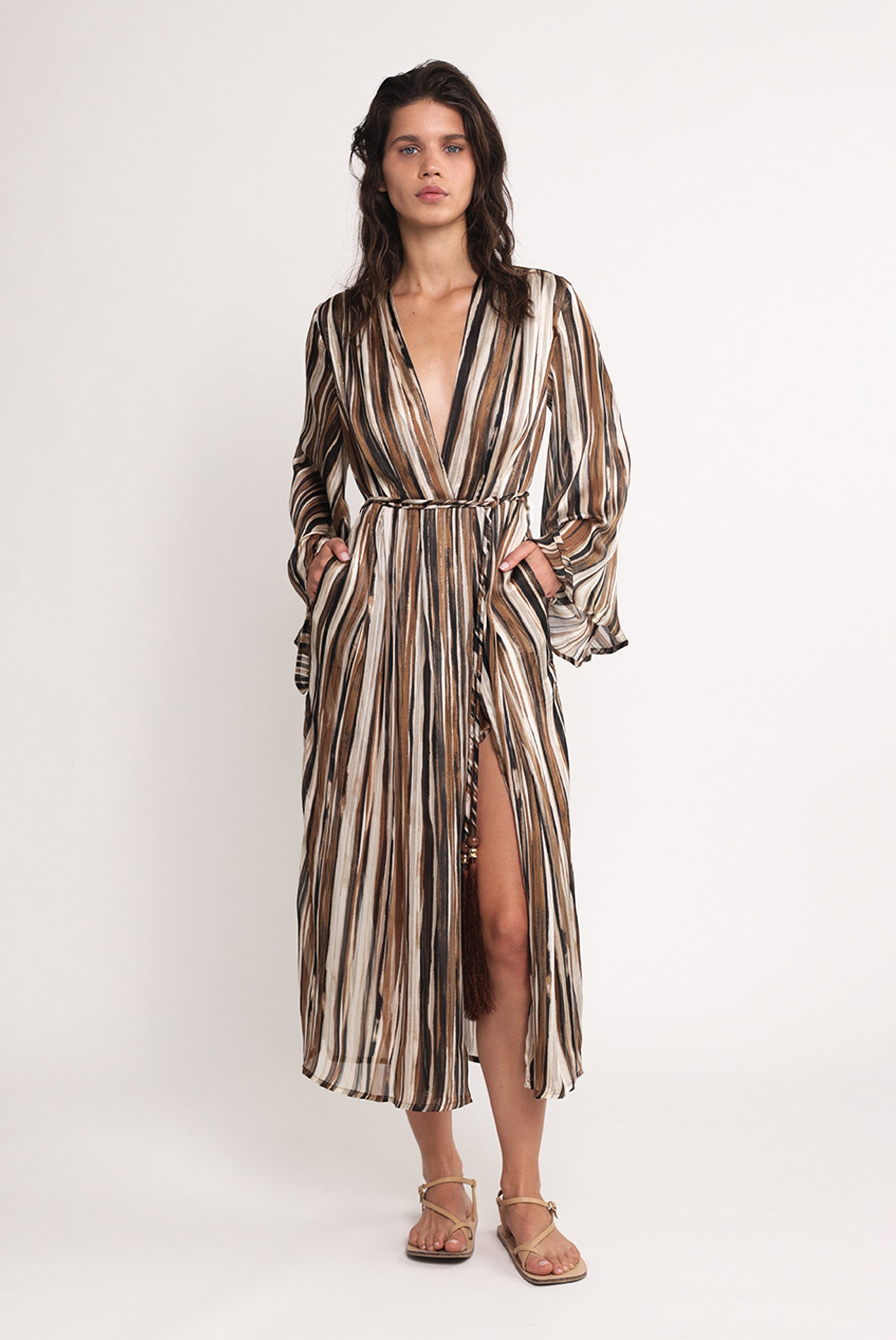 SABINA MUSAYEV - stripe_print_brown_print_spring_25