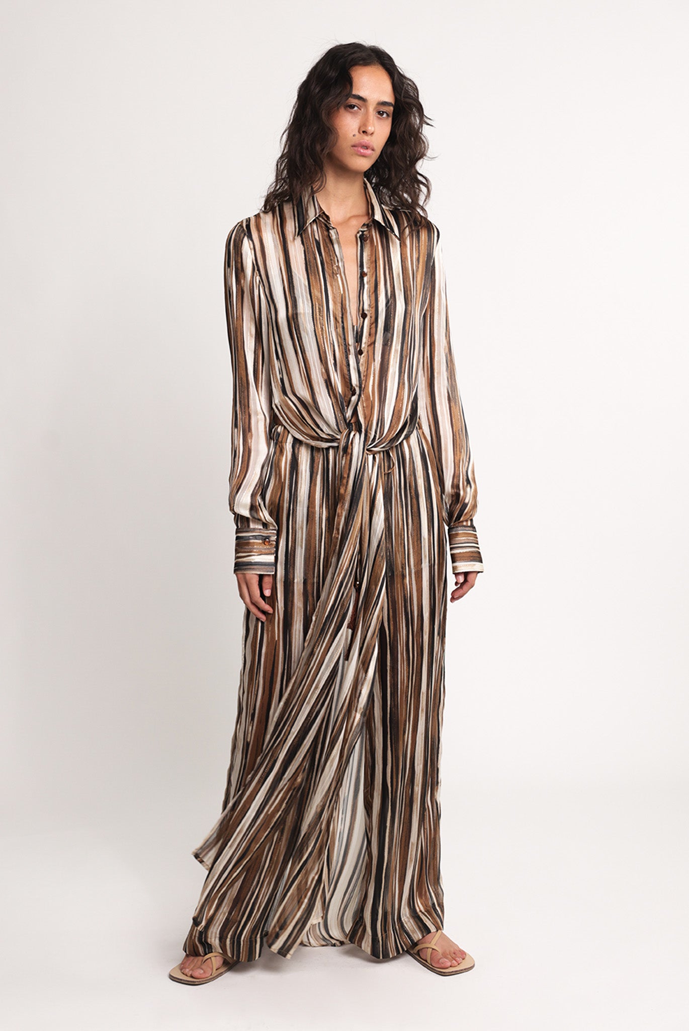 SABINA MUSAYEV - stripe_print_brown_print_spring_25