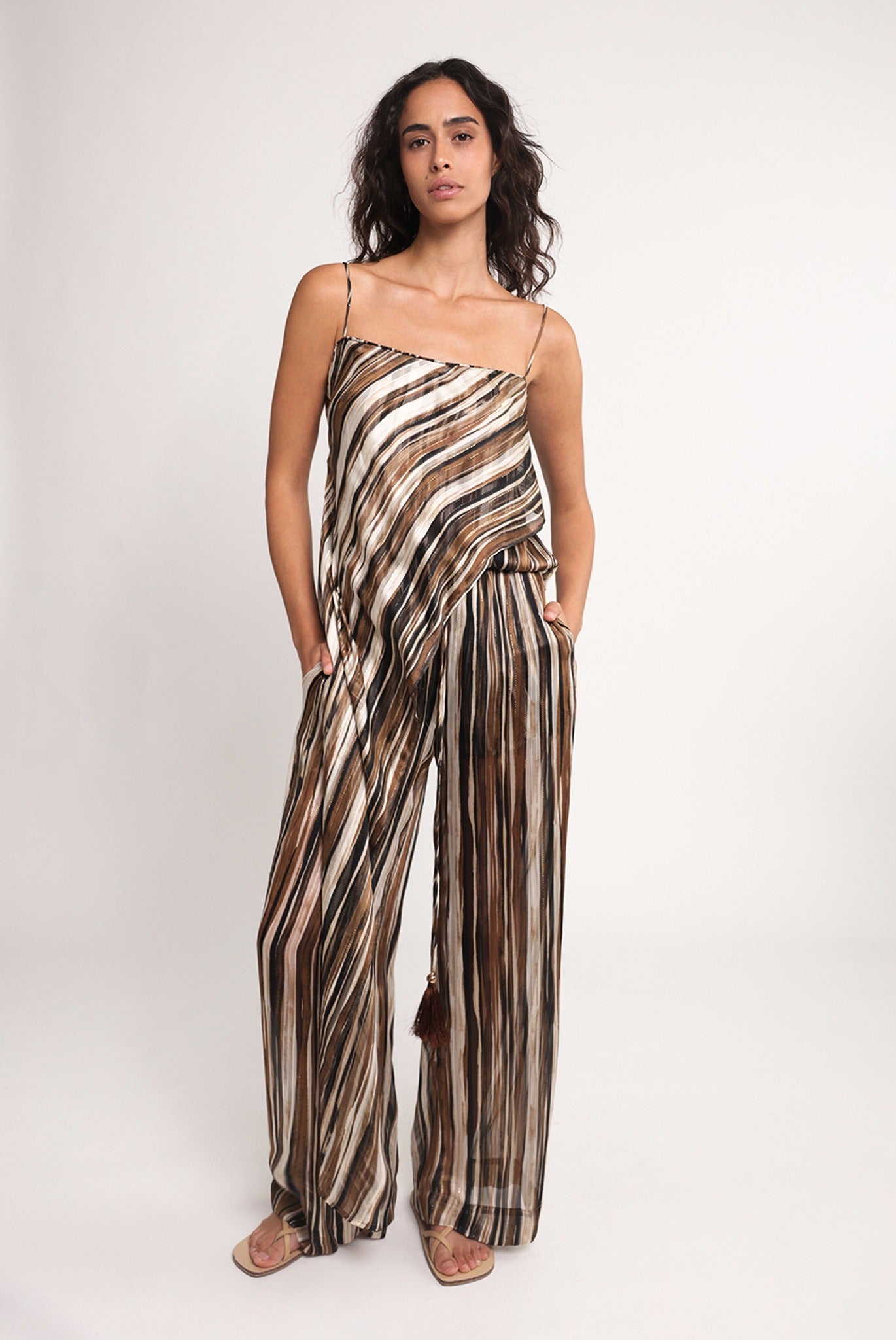 SABINA MUSAYEV - stripe_print_brown_print_spring_25