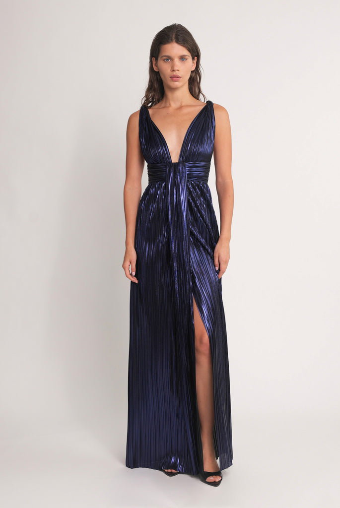 Everyday dress S 【美品】 SABINA MUSAYEV | Kimber Dress in Yellow Floral Chiffon Lurex