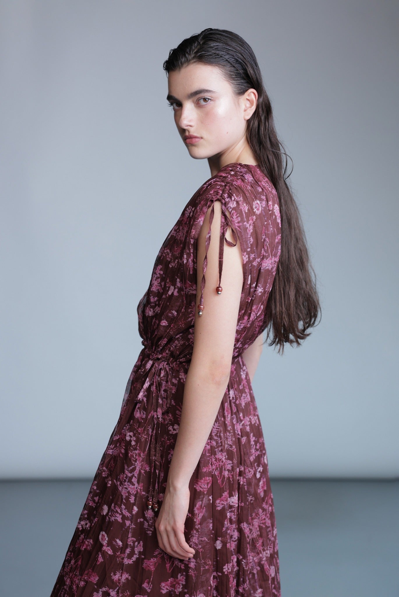 SABINA MUSAYEV - wild_flower_print_mahogany_brown_print_pre_fall_24_25