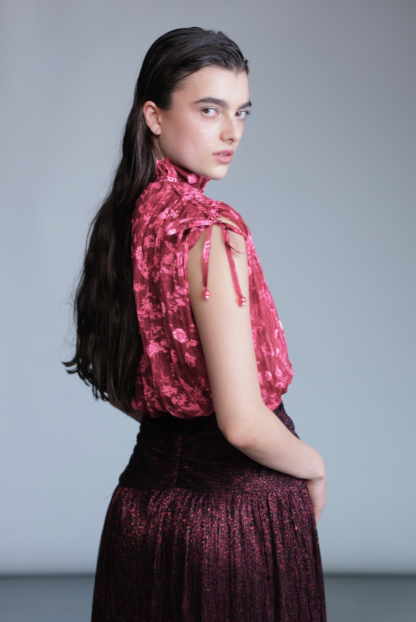 SABINA MUSAYEV - wild_flower_fuchsia_pink_print_pre_fall_24_25