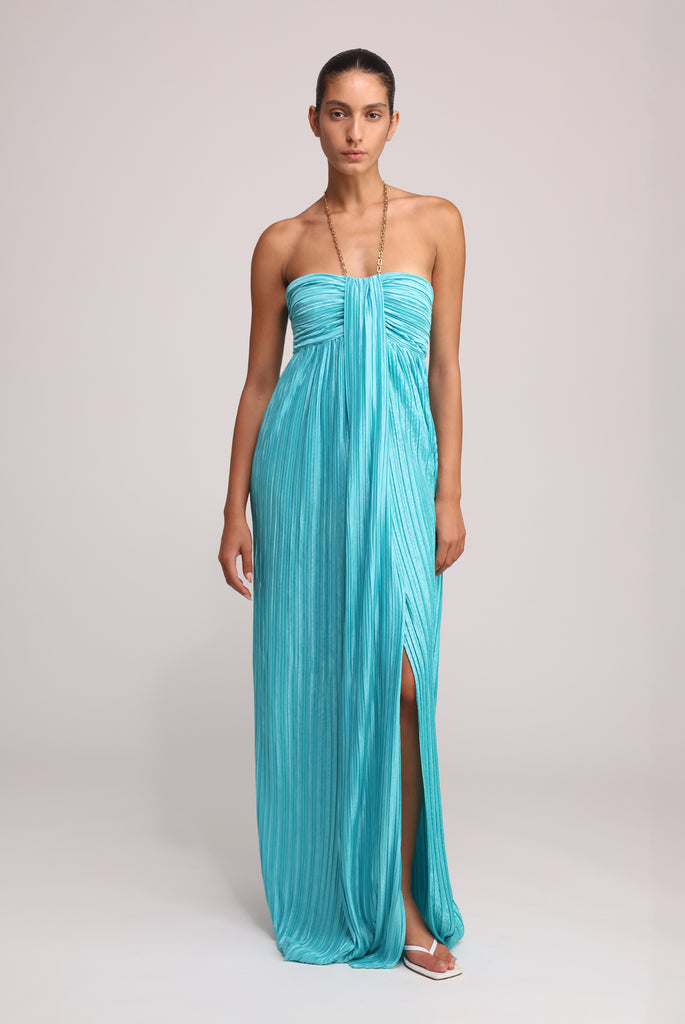 オールインワン・サロペット Sabina Musayev Nicola Dress - Caramel NICOLA DRESS – Sabina Musayev USA