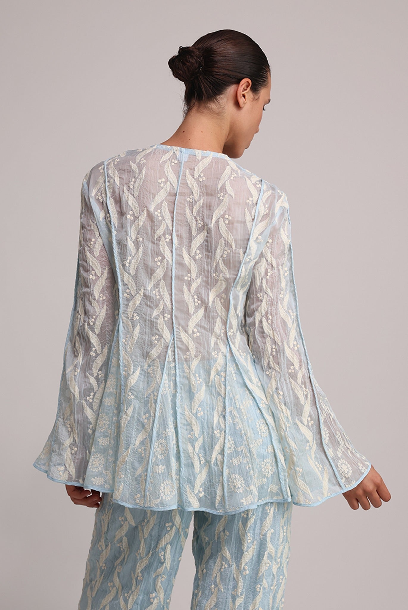 SABINA MUSAYEV - pleated_chiffon_w_emb_aqua_summer_25