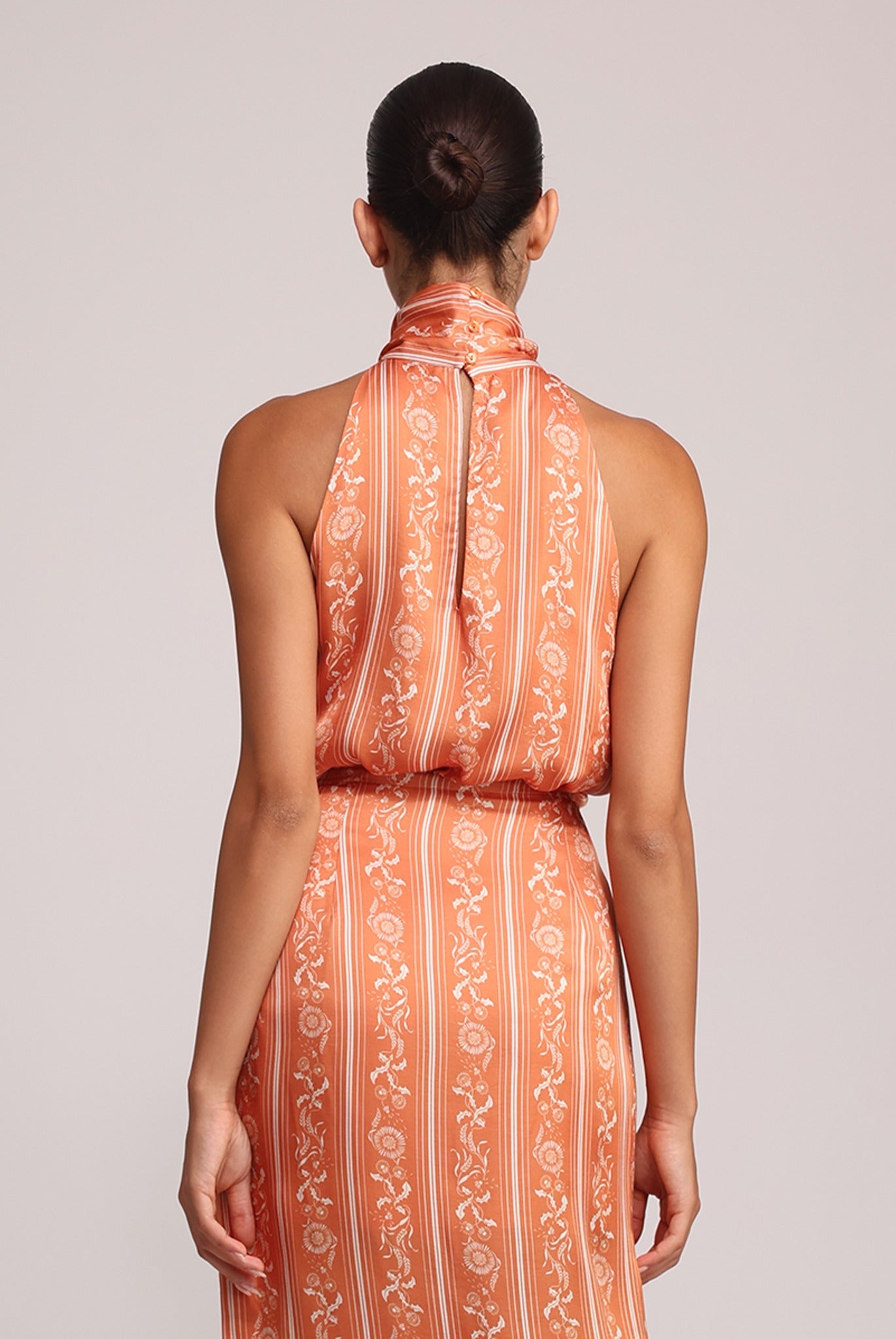 SABINA MUSAYEV - stripe_print_on_satin_orange_print_summer_25